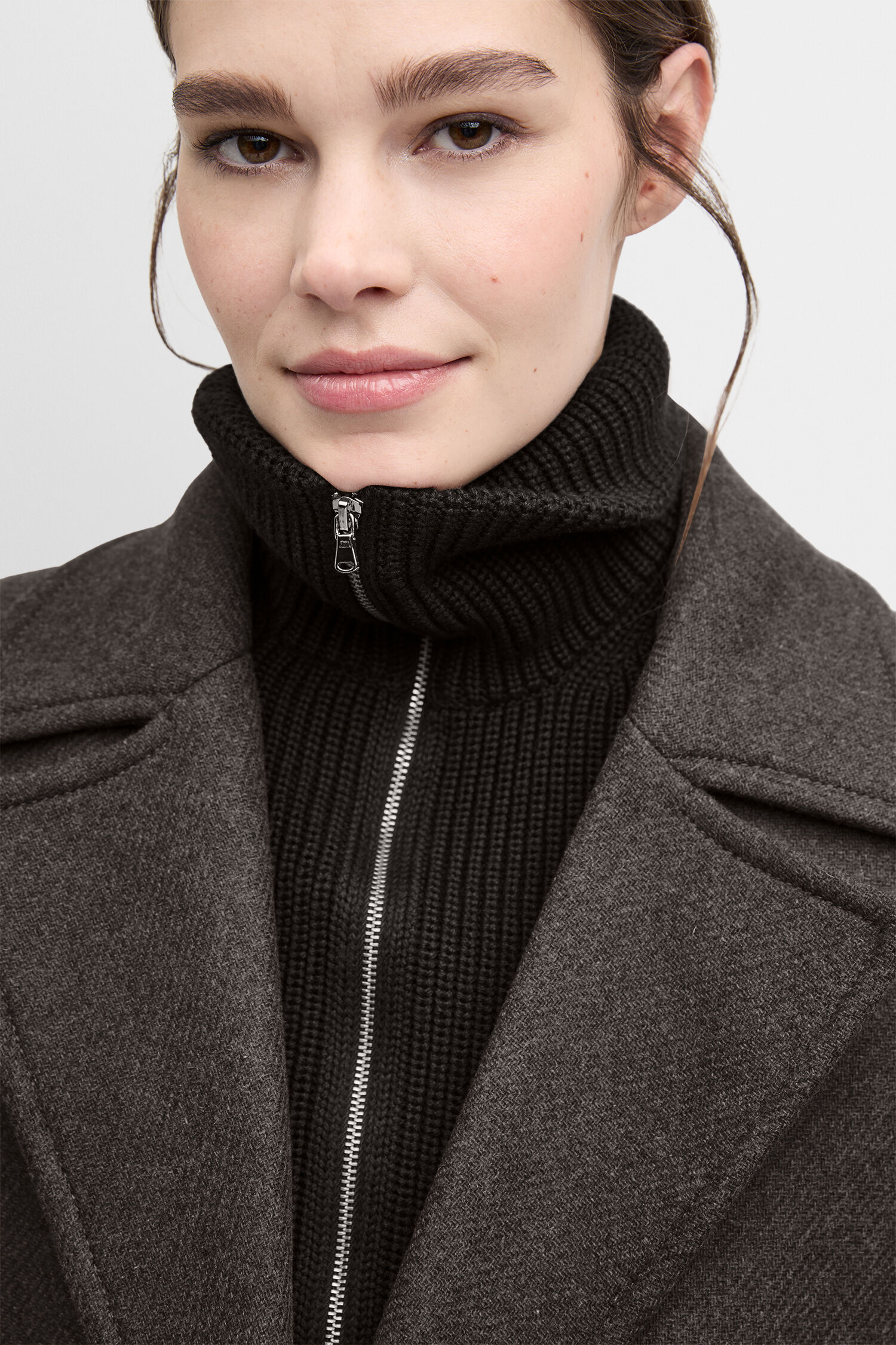 Bekleidung, Mantel, Jacke, Pullover, Halstuch