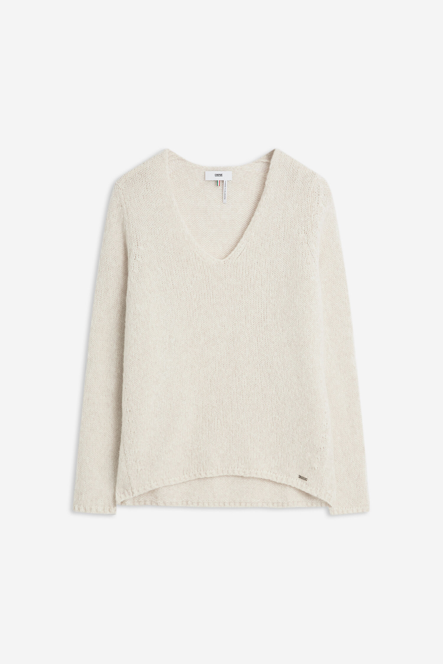 Strickwaren, Pullover, Langarm, Sweatshirt, Mantel