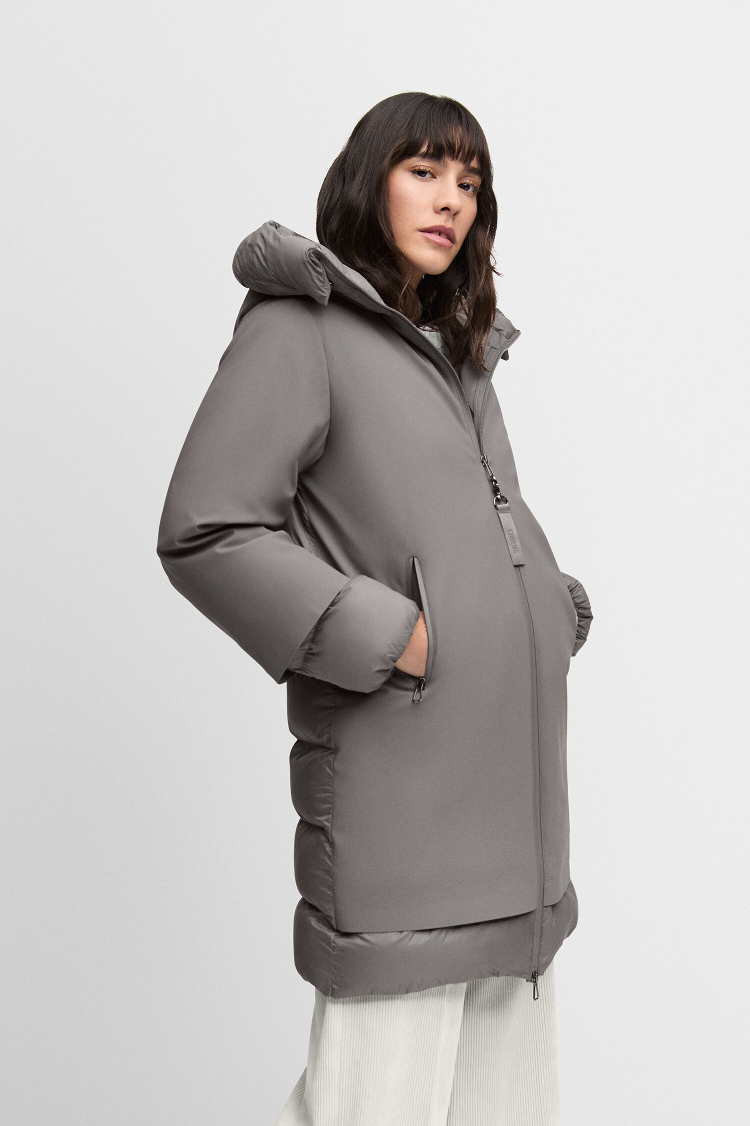 Mantel, Jacke, Erwachsener, Person, Frau
