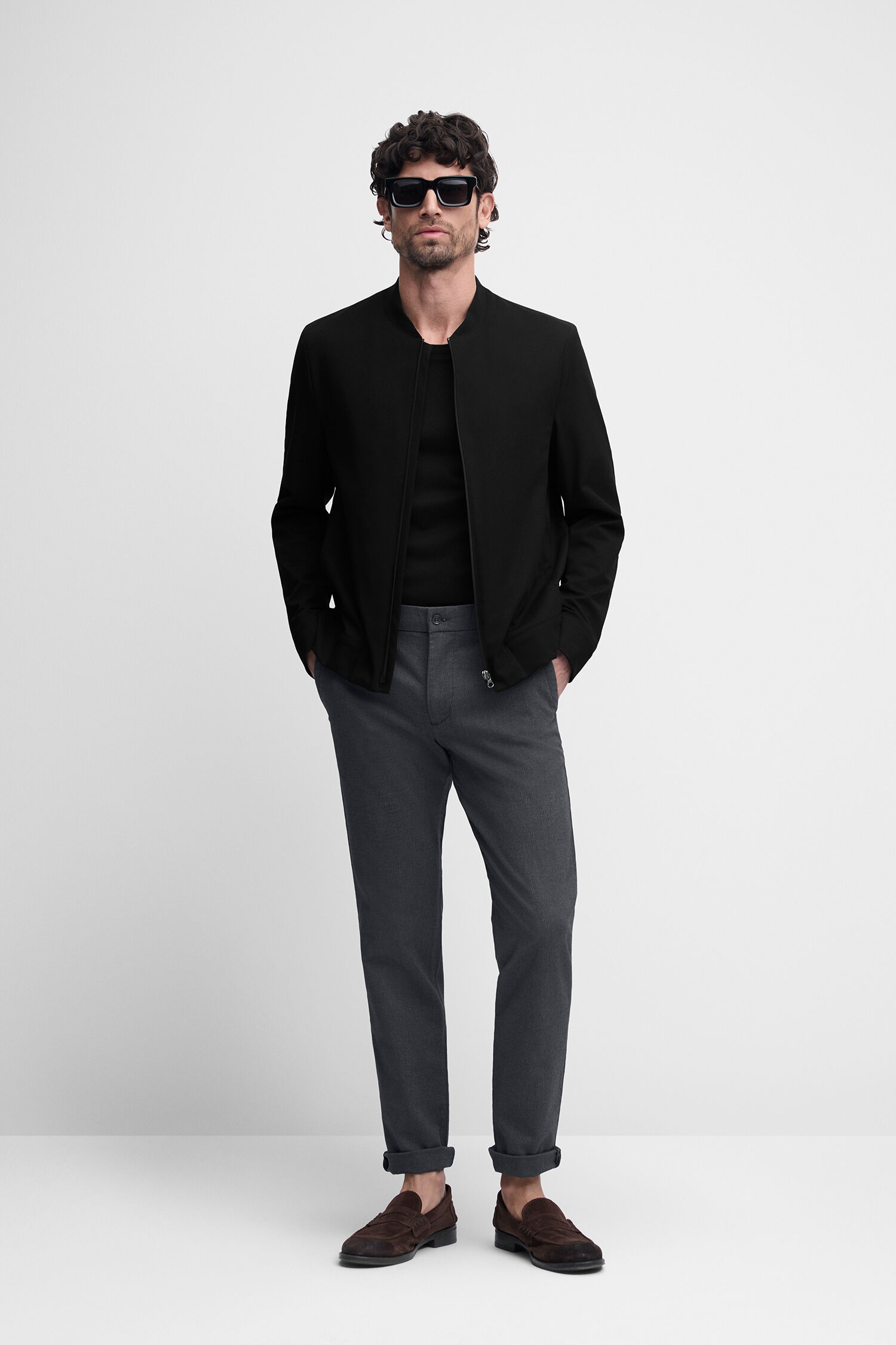 Blazer, Mantel, Jacke, Formelle Kleidung, Anzug - anthrazit