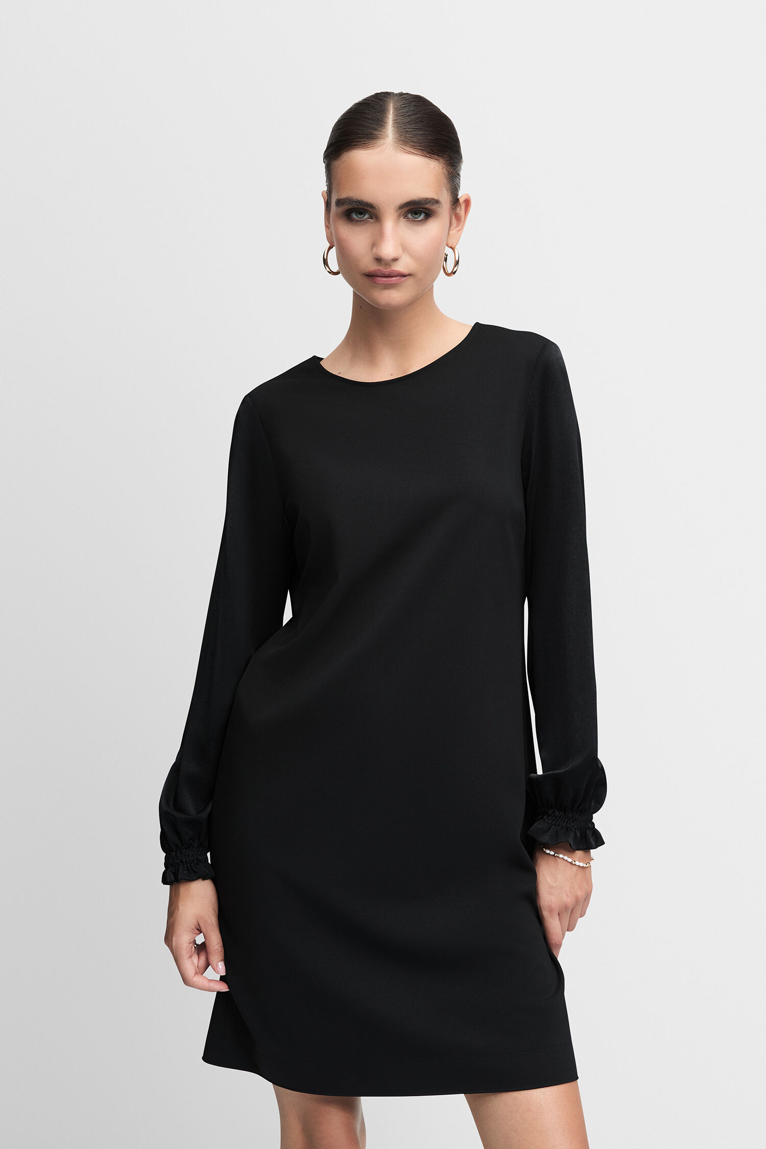 Langarm, Ärmel, Kleid, Person, Frau