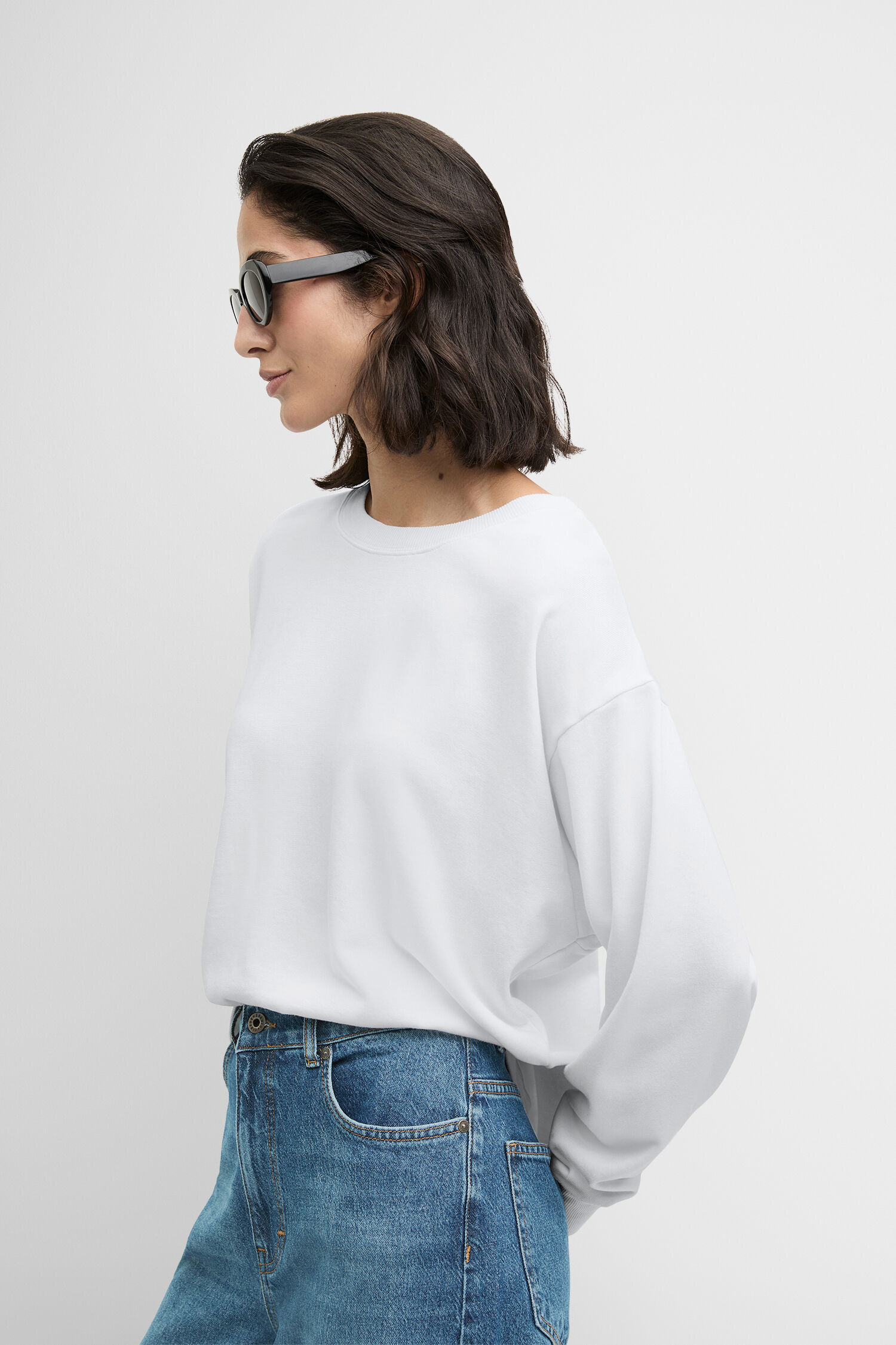 Langarm, Ärmel, Bluse, Person, Frau, Langarm, Ärmel, Bluse, Hosen, Person - weiß Langarm, Ärmel, Bluse, Person, Frau, Langarm, Ärmel, Bluse, Hosen, Person - weiß