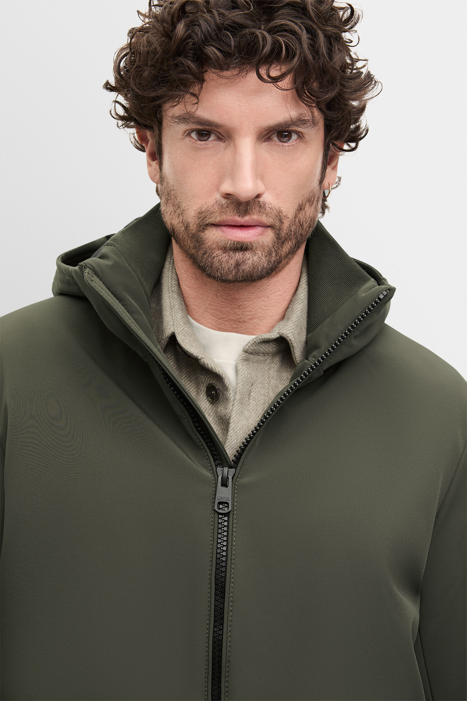 Vlies, Mantel, Jacke, Kapuzenpulli, Person