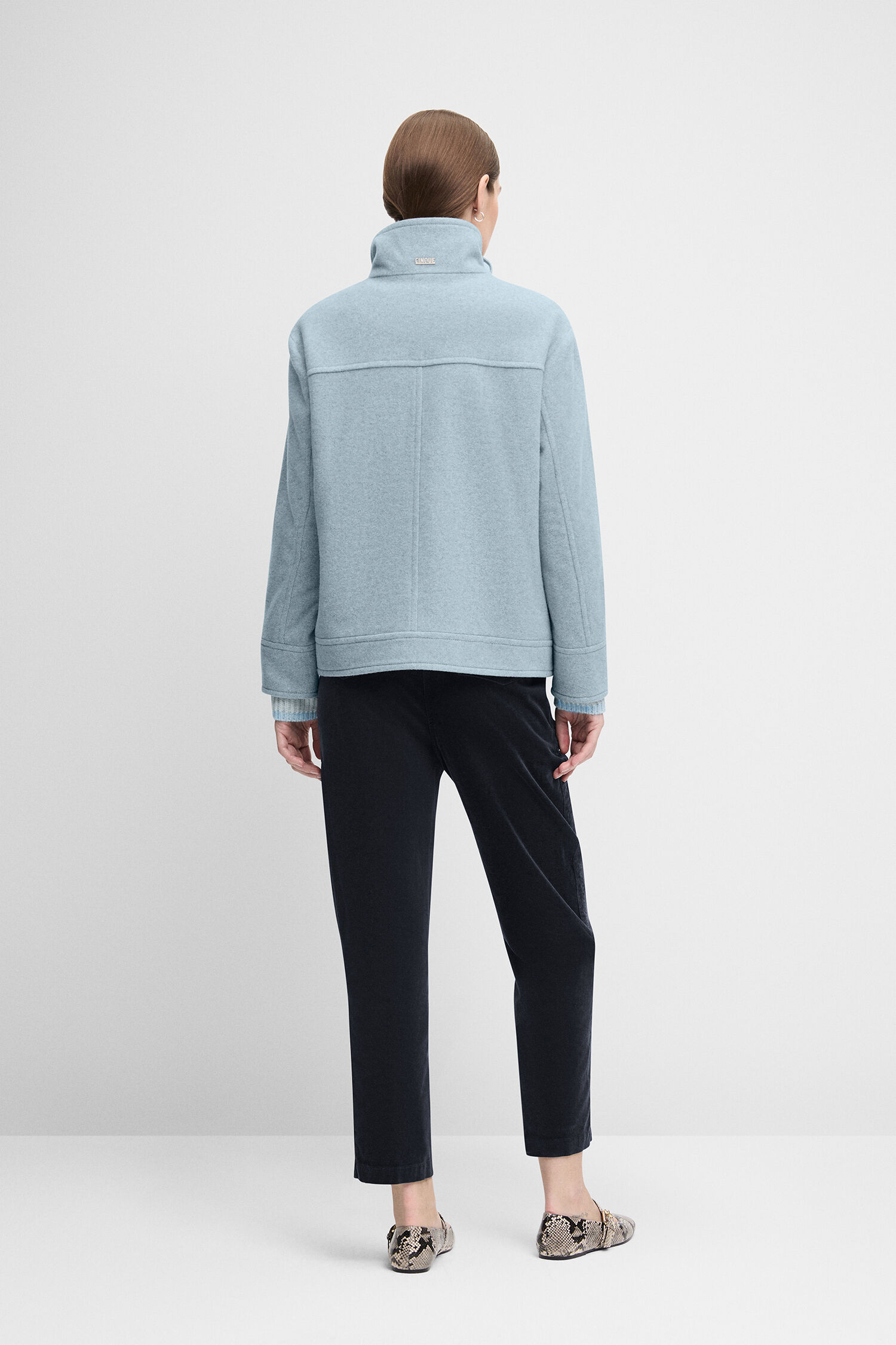 Langarm, Hosen, Fleece, Mantel, Person