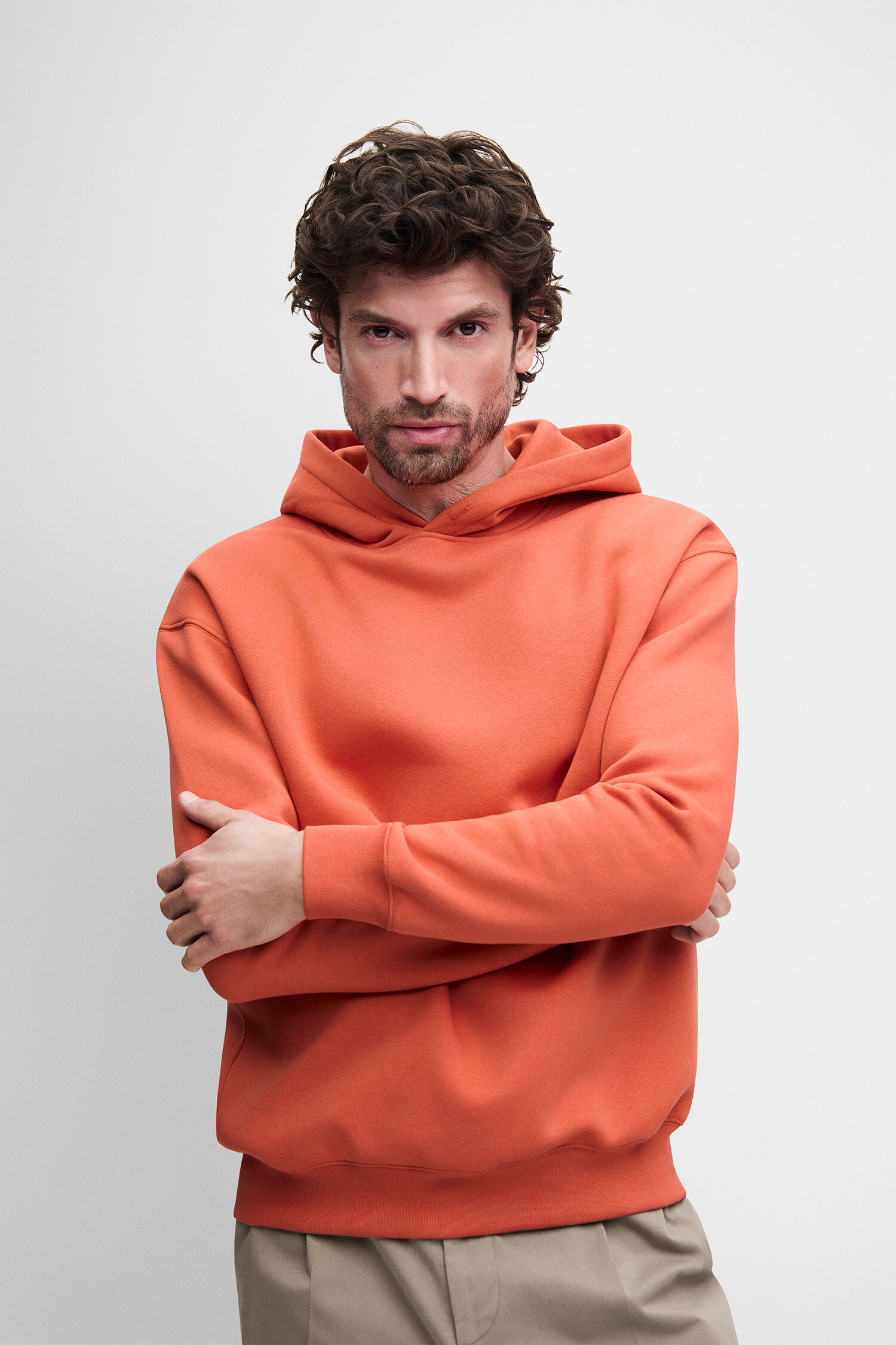 Hoodie, Pullover, Kapuzenpullover, Oberteil, Orange