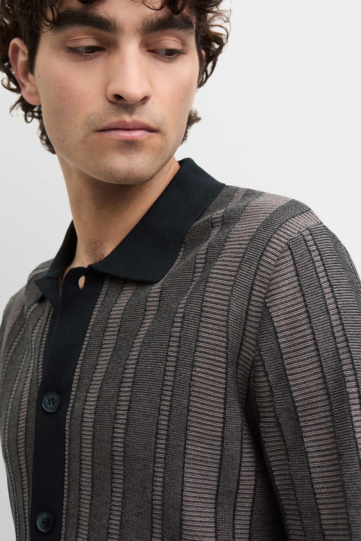 Cardigan CIJANNI_LS Strickwaren, Pullover, Jacke, Person, Gesicht