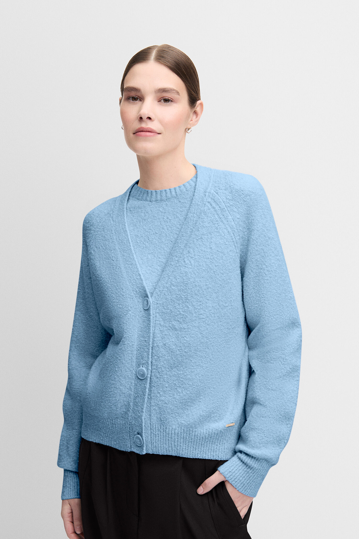 Bekleidung, Strickwaren, Pullover, Strickjacke