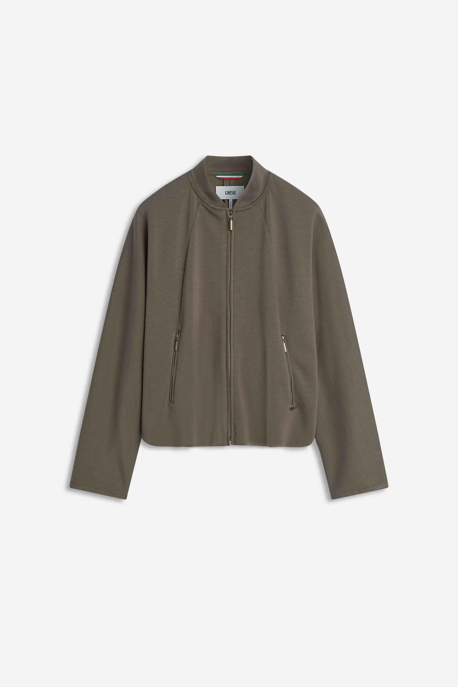 Jacke, Reißverschluss, Zipper, Außenstoff, Militärgrün