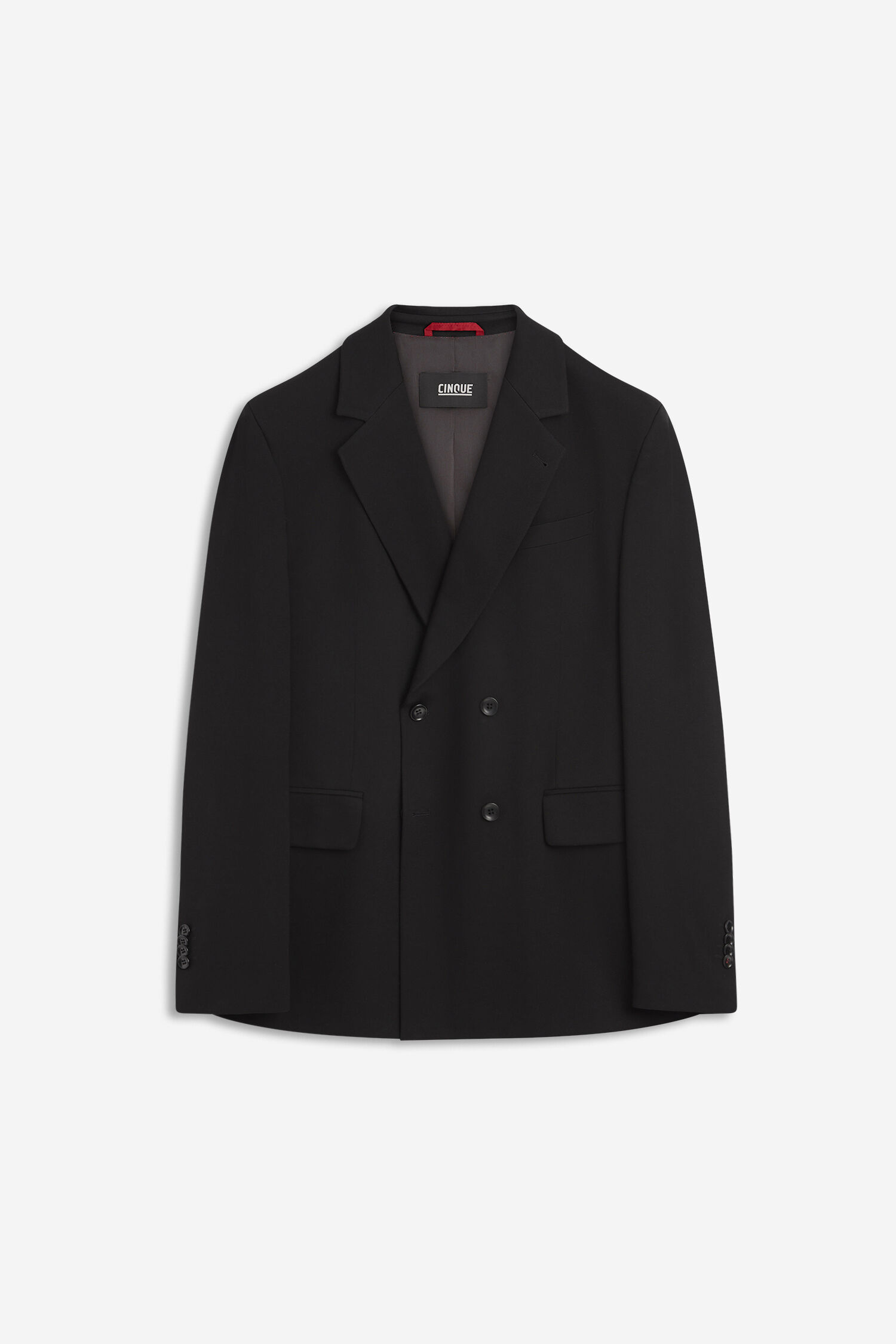 blazer, damen, schwarz, reversblazer, revers