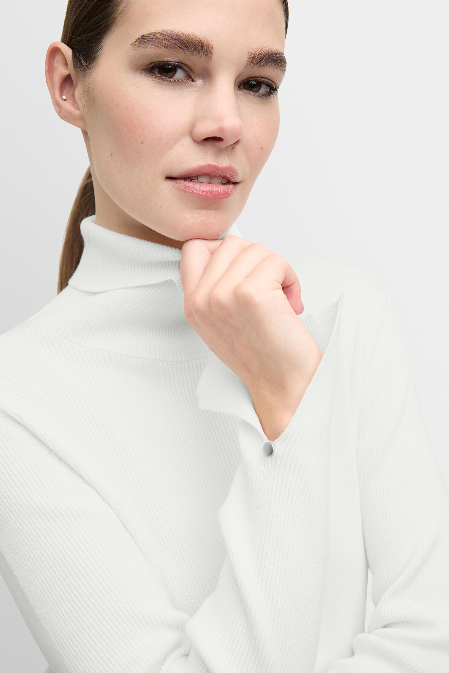 Pullover CINANNI Hemd, Langarm, Erwachsener, Person, Frau