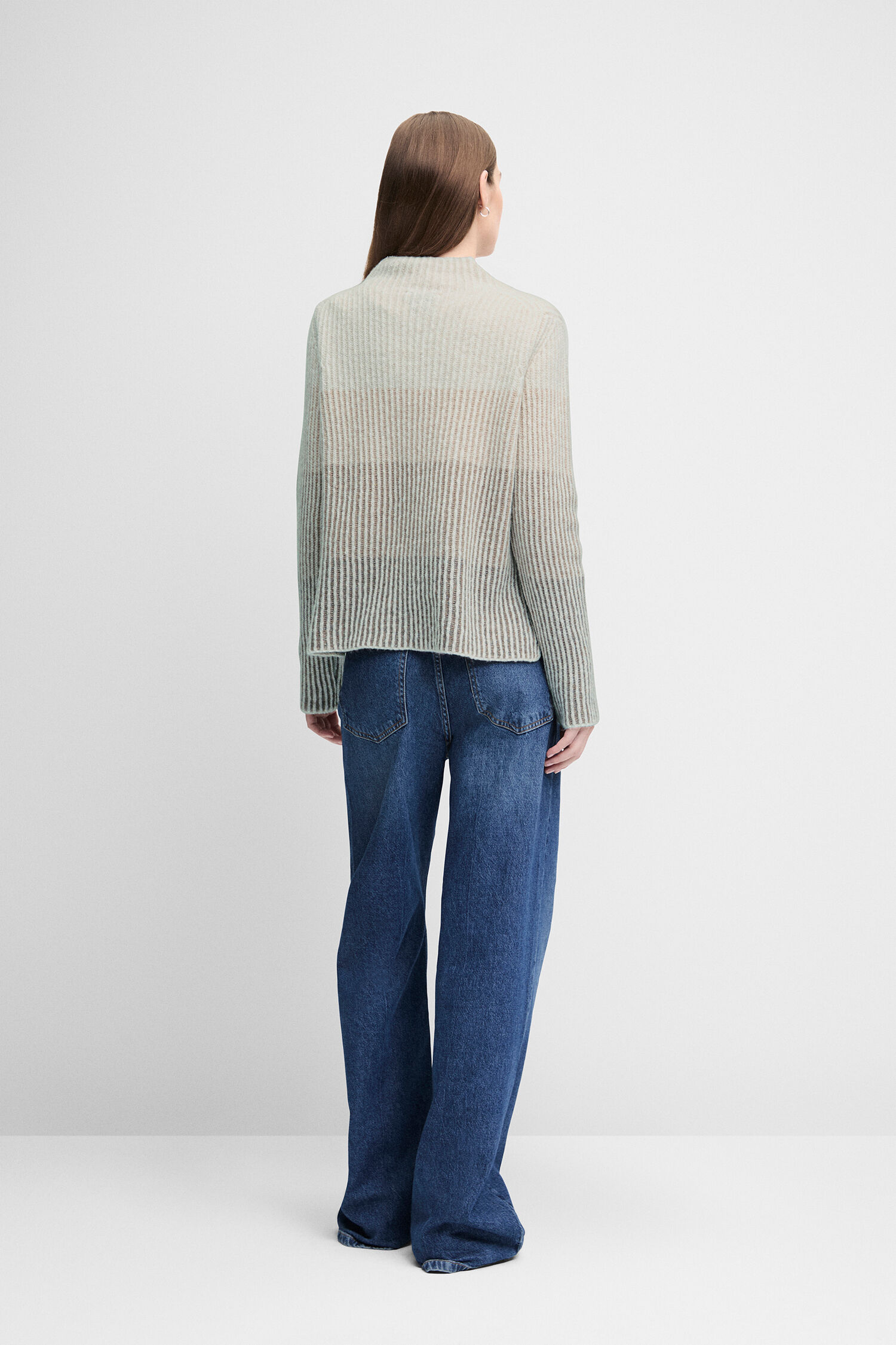 Hosen, Leinen, Langarm, Bluse, Pullover