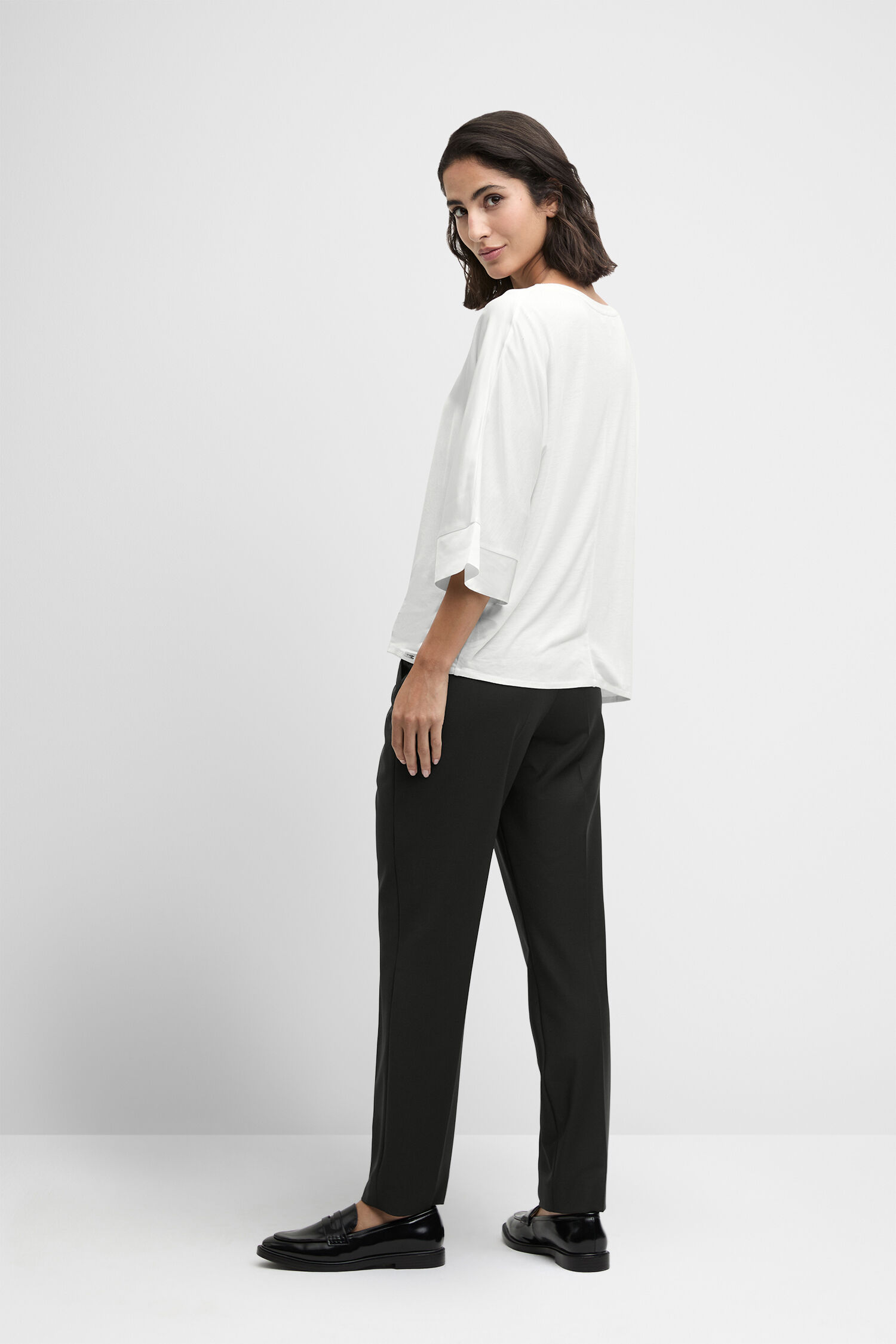 Bluse, Langarm, Hosen, Hemd, Person