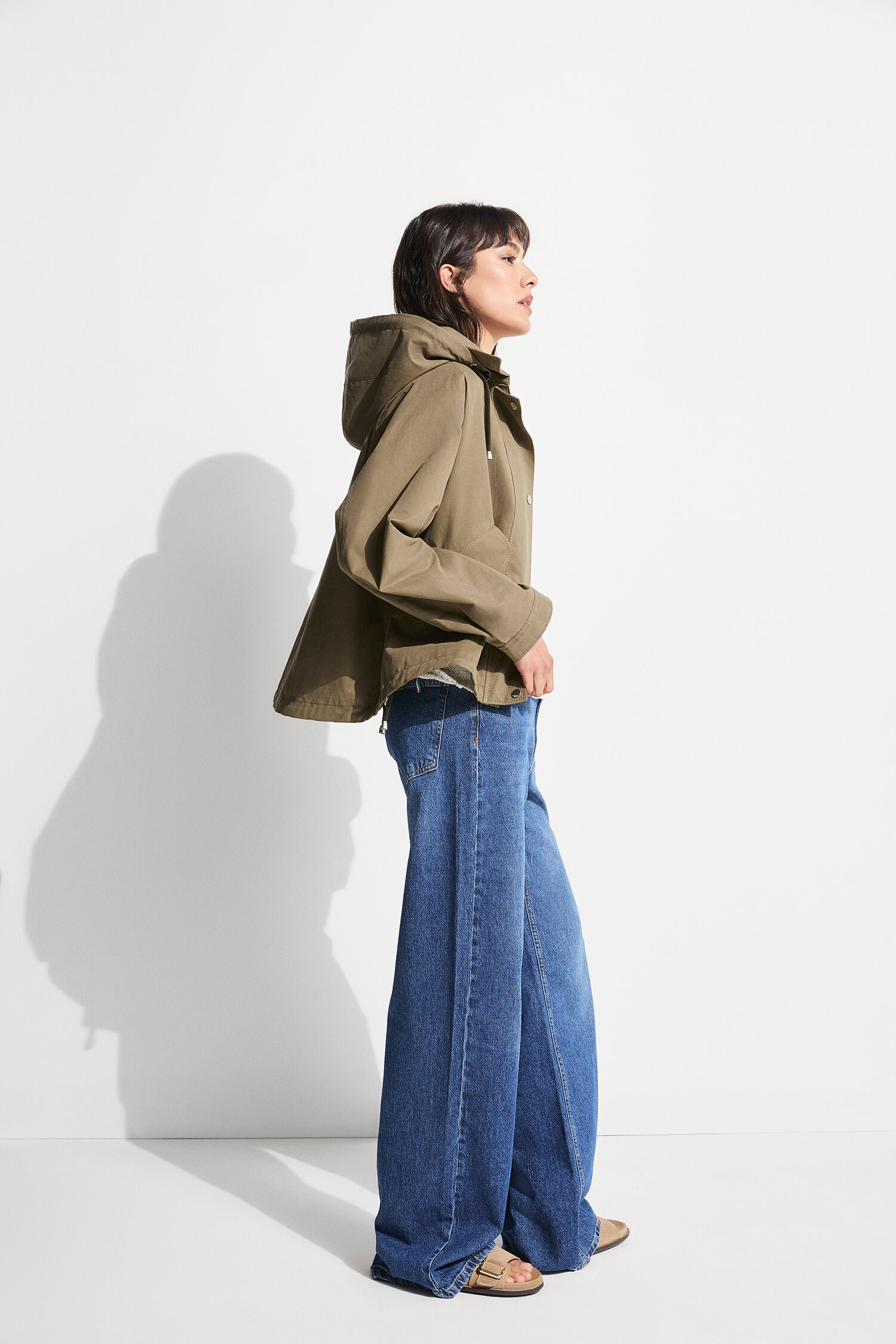 Mantel, Jacke, Jeans, Person, Gesicht