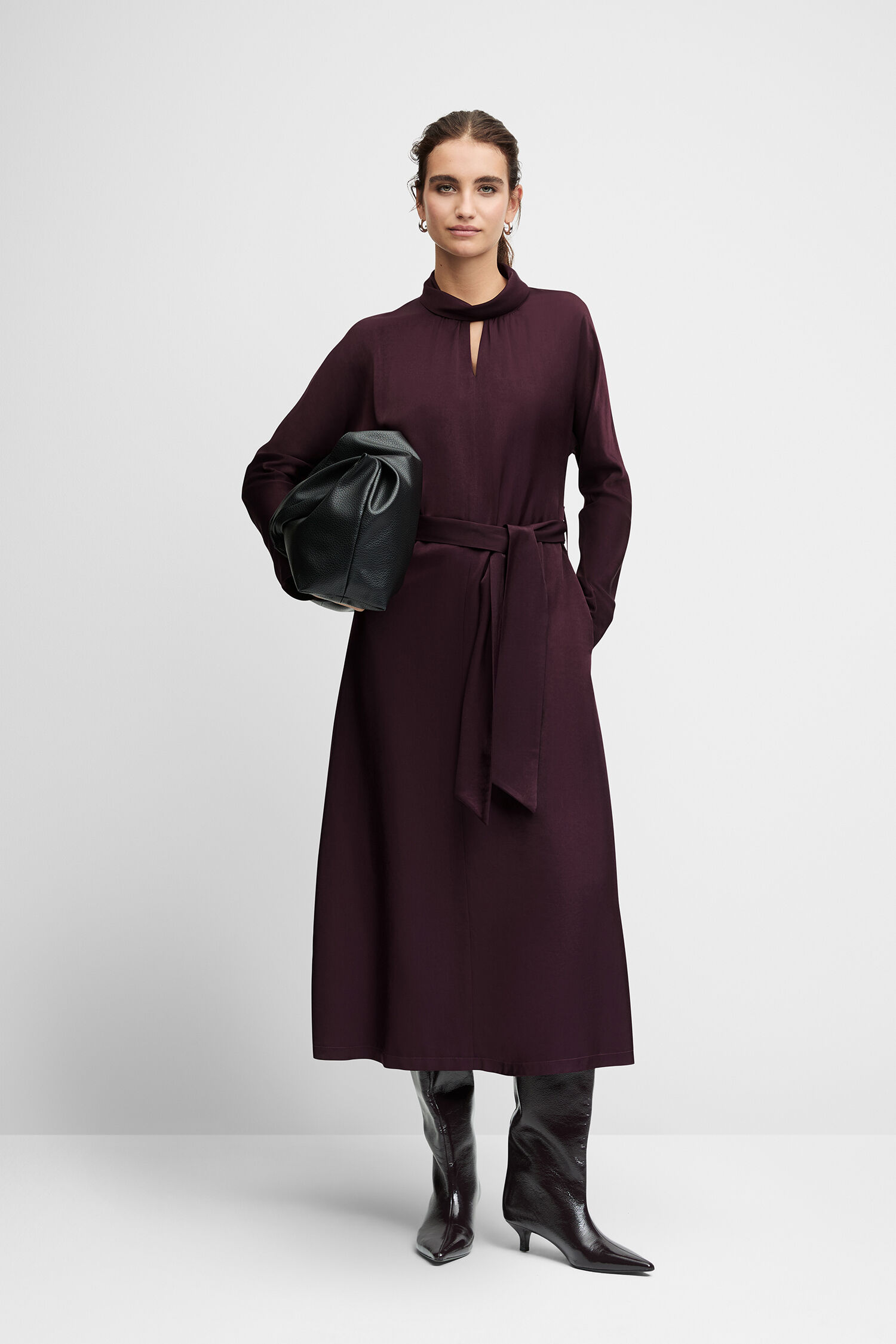 Mantel, Langarm, Modisch, Person, Frau