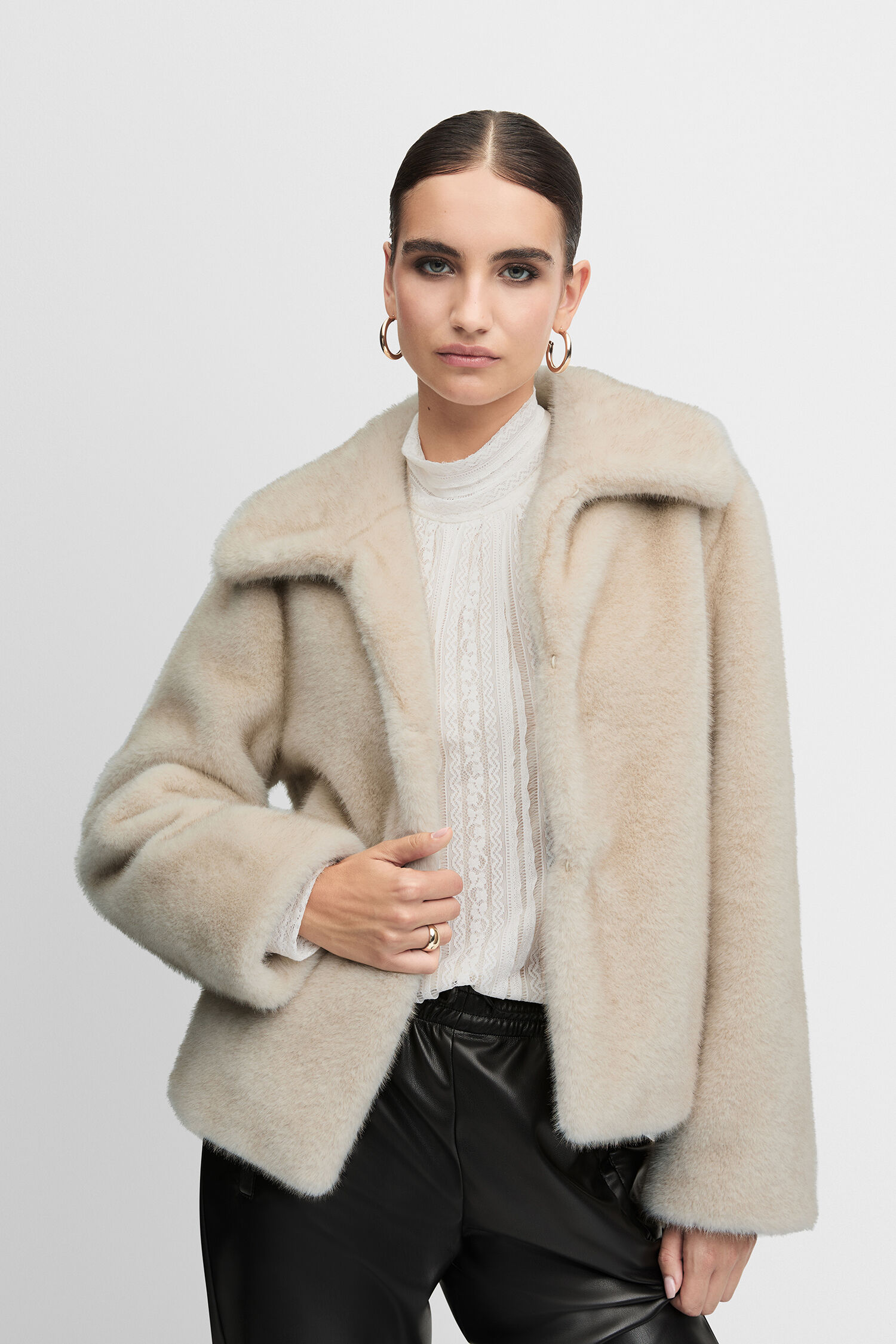Bekleidung, Mantel, Jacke, Strickwaren, Pullover