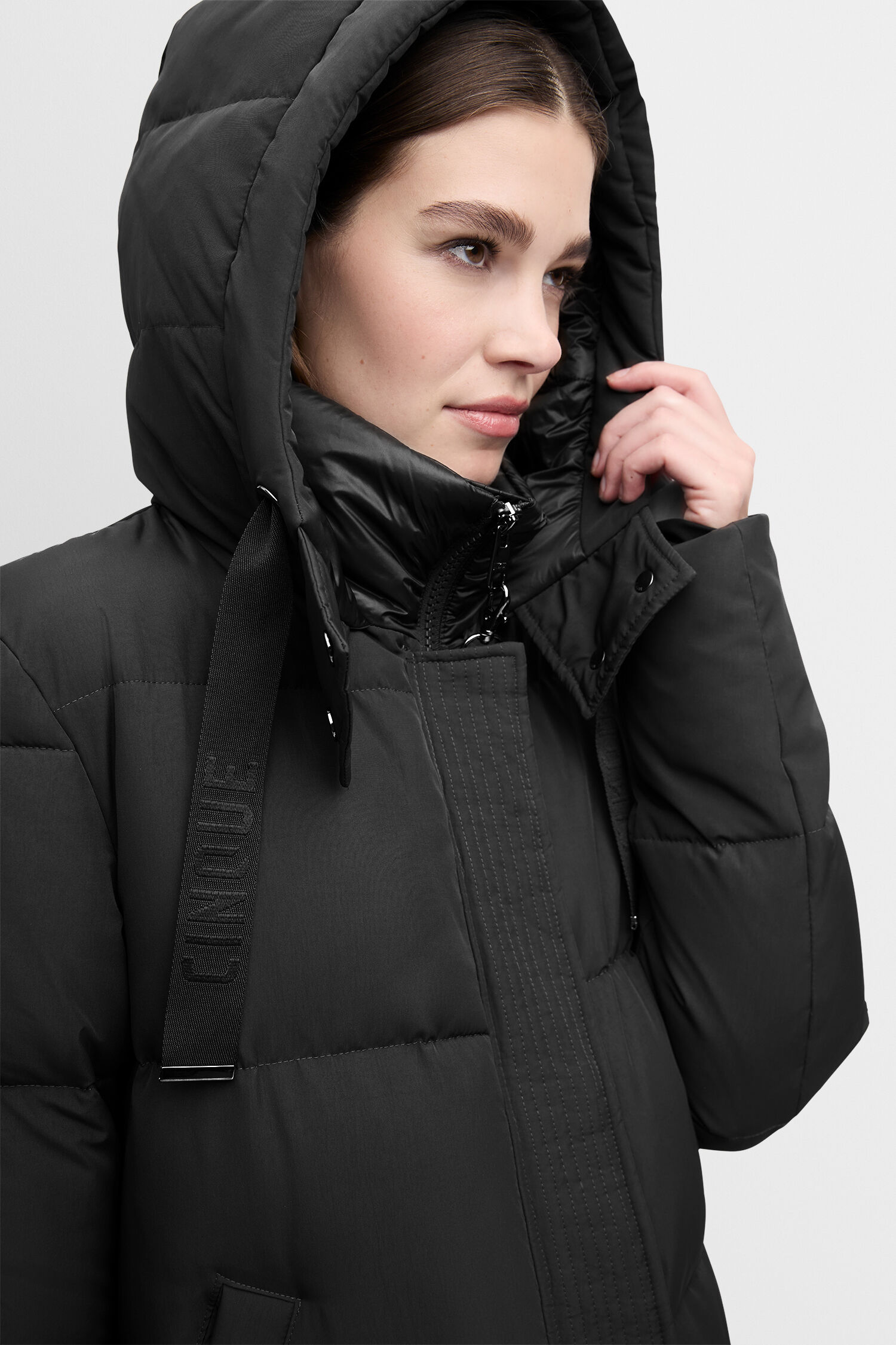 Mantel CICOLOMBA Mantel, Jacke, Kapuze, Kapuzenpulli, Gesicht