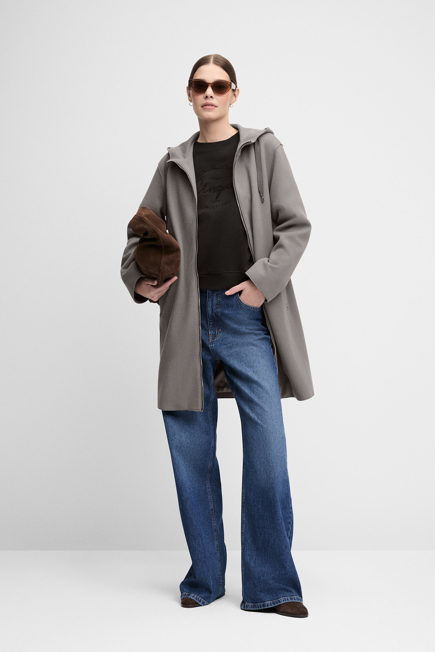 Mantel, Hosen, Jacke, Person