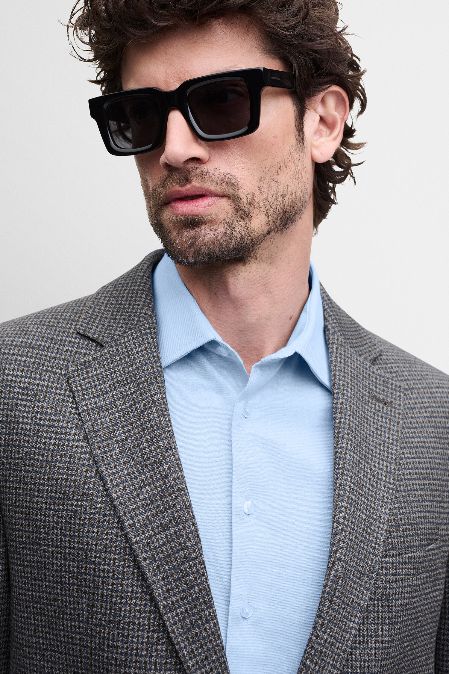 Sonnenbrille, dunkel, Rahmen, Schattenblende, Sakko-Muster