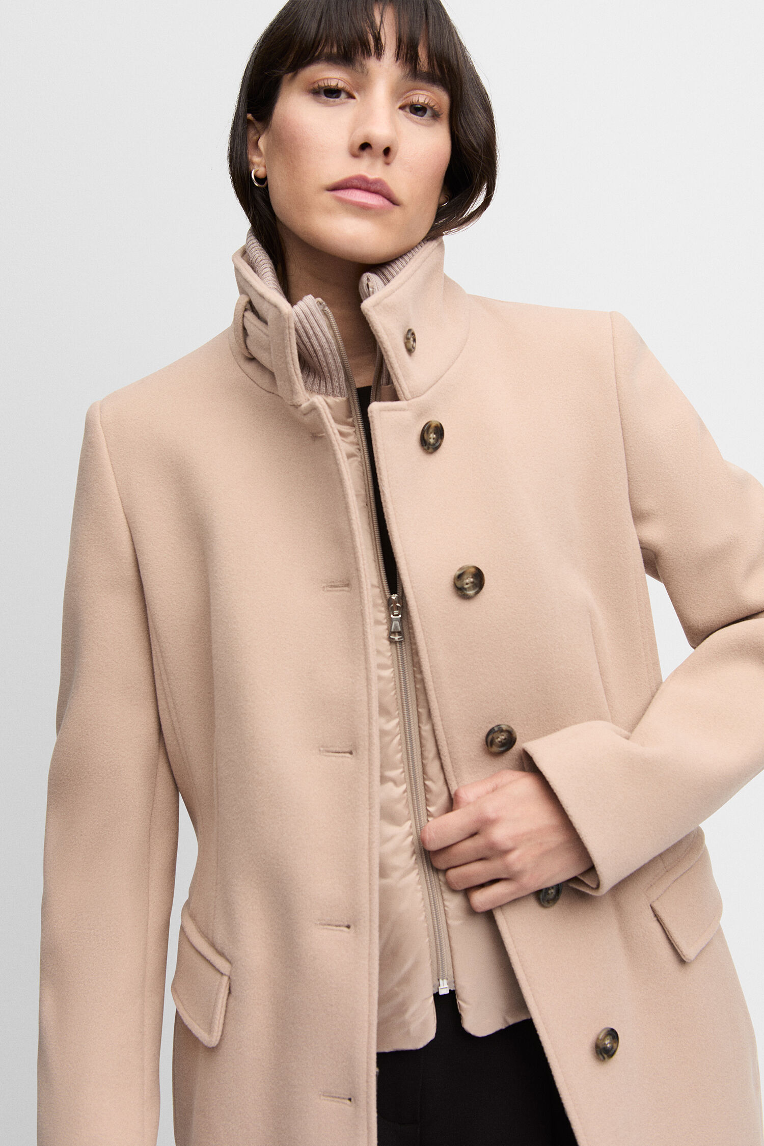 Bekleidung, Mantel, Jacke, Gesicht