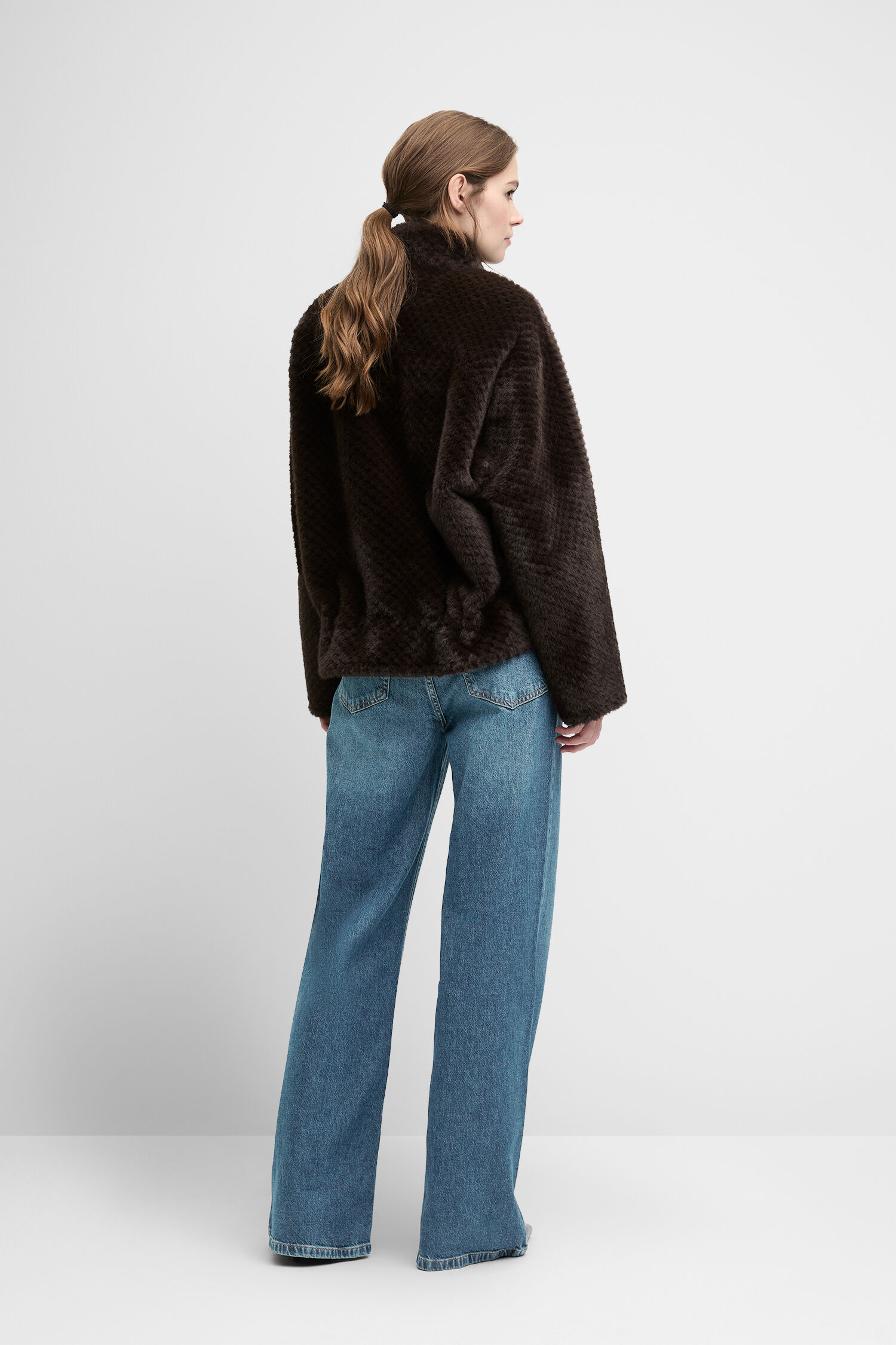 Bekleidung, Hosen, Strickwaren, Pullover, Jeanshose