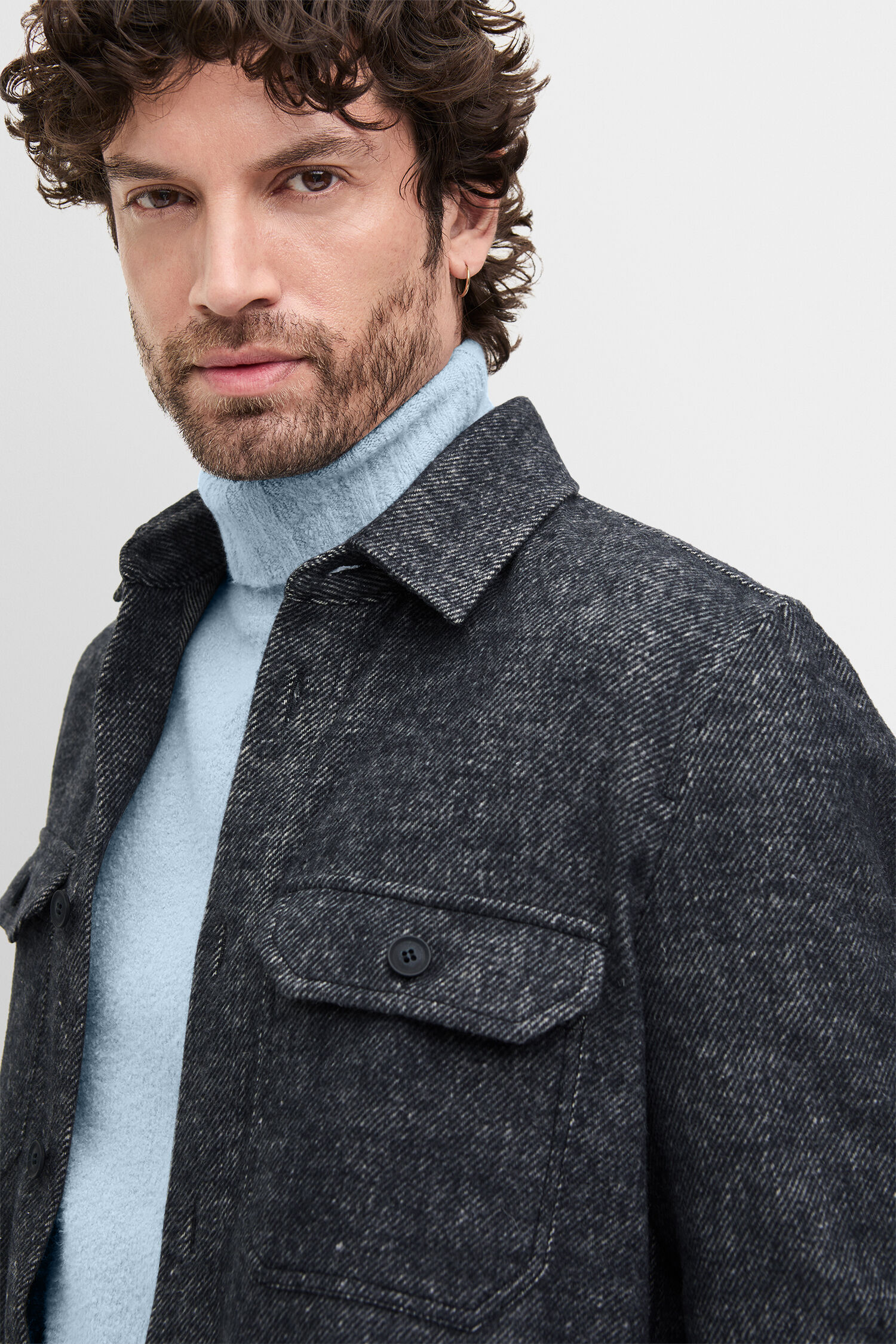 Mantel, Jacke, Erwachsener, Mann, Person
