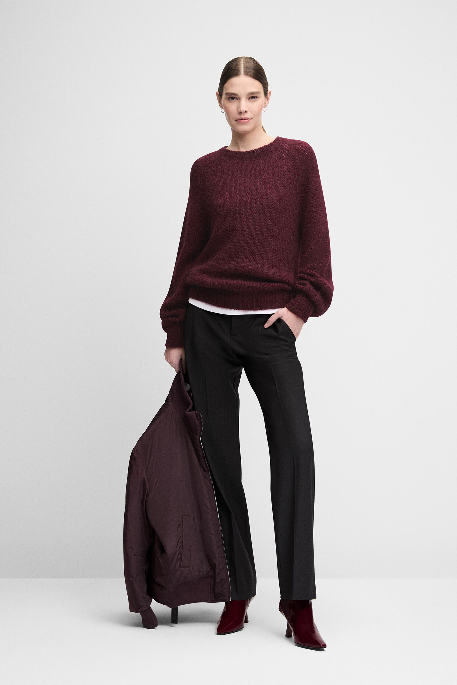 Langarm, Ärmel, Hosen, Pullover, Bluse