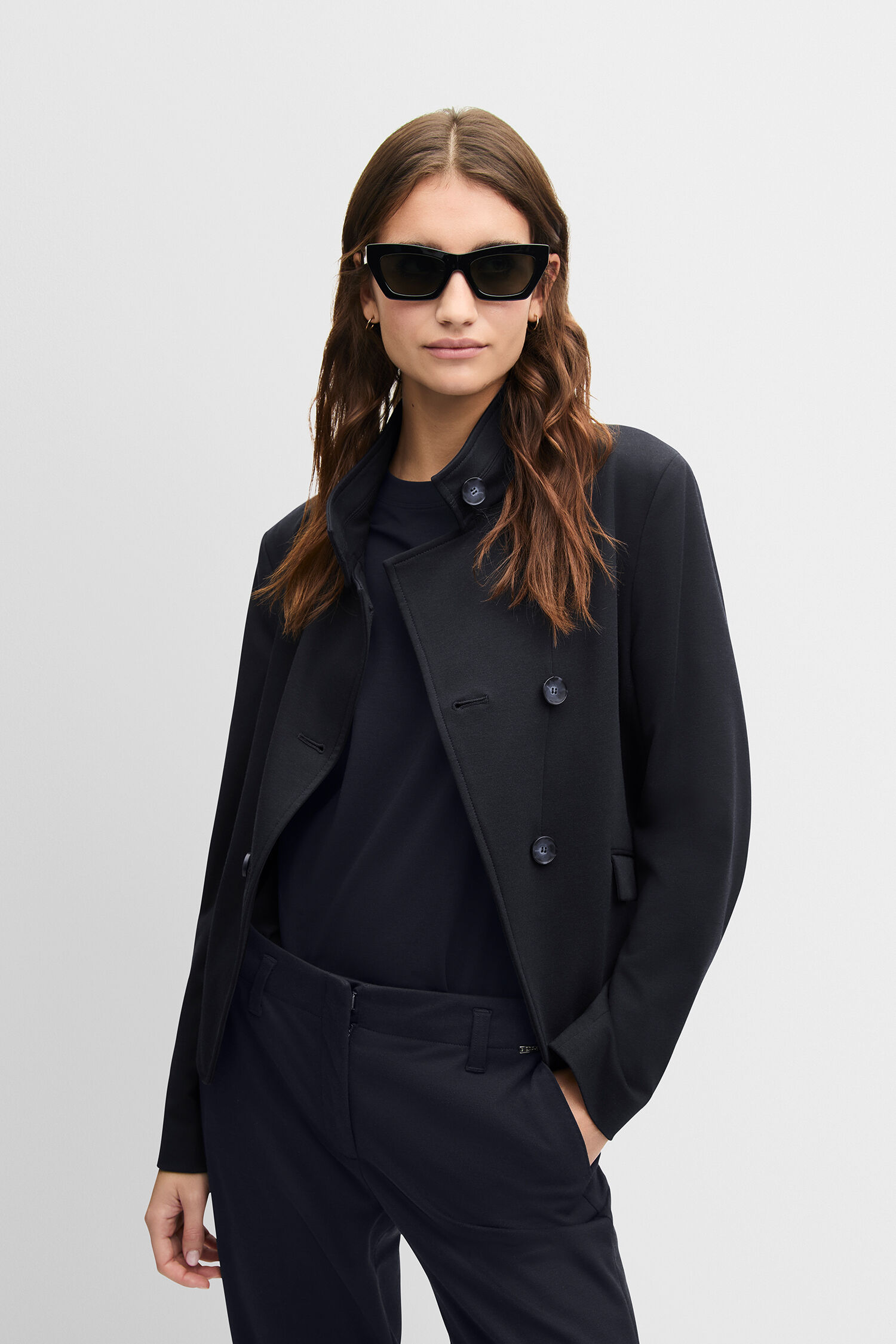 Mantel, Jacke, Blazer, Langarm, Pullover