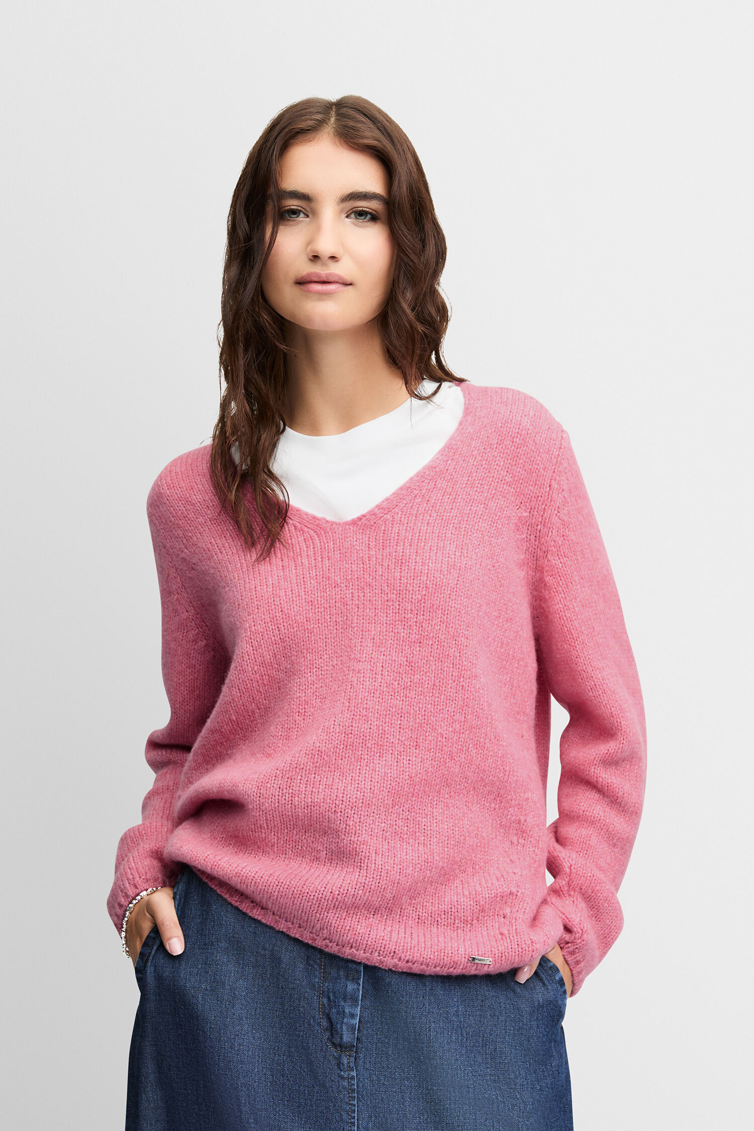 Bekleidung, Strickwaren, Pullover, Person, Gesicht