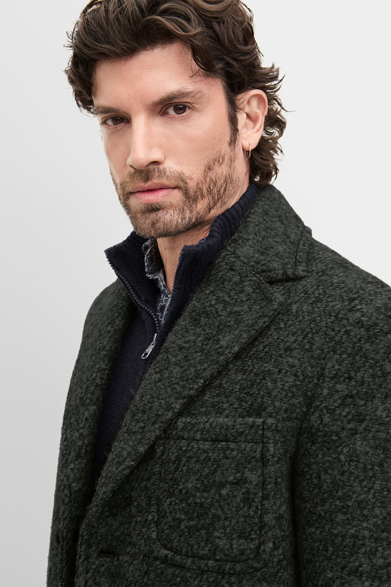 Mantel, Erwachsener, Mann, Person