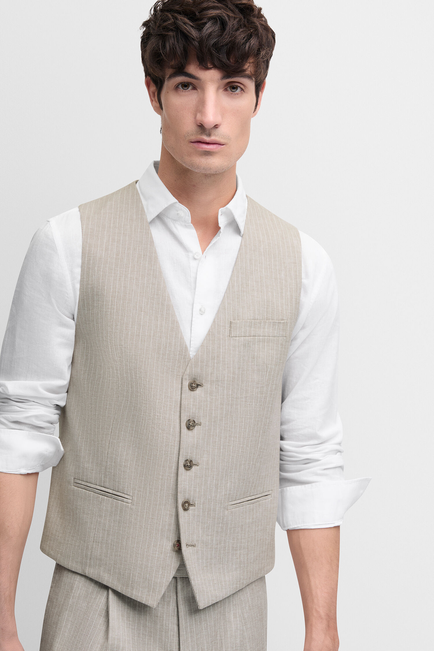 Weste, Hemd, Anzug, Mann, Person