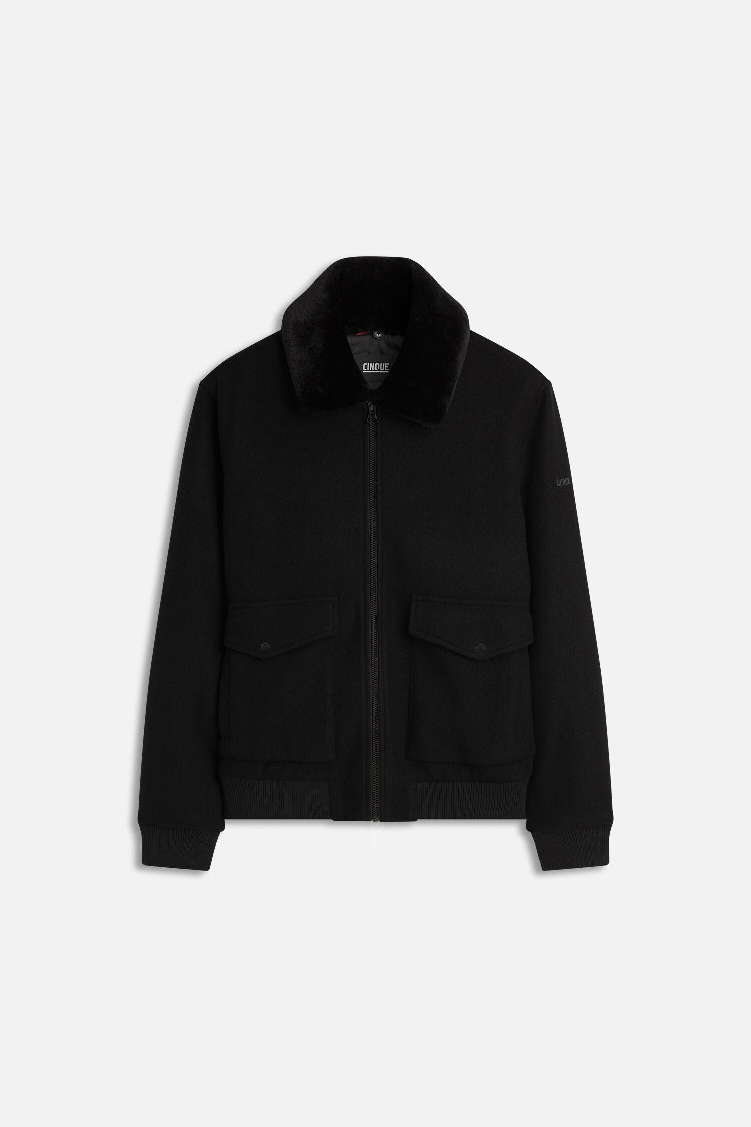 jacke,  bomber,  schwarz,  fleece-kante?,  trench?