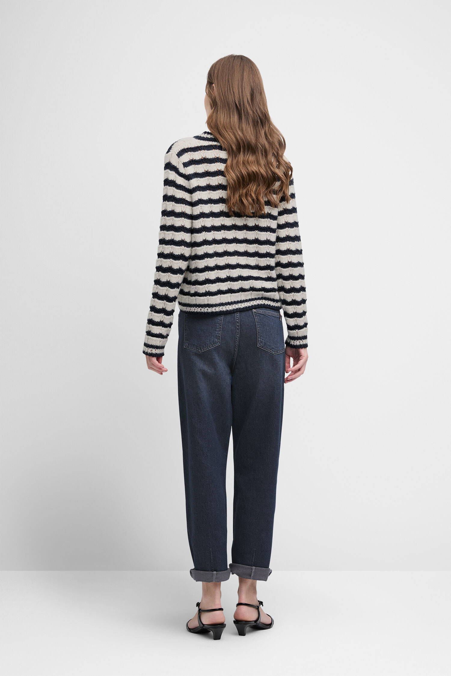 Hosen, Langarm, Pullover, Jeanshose, Person