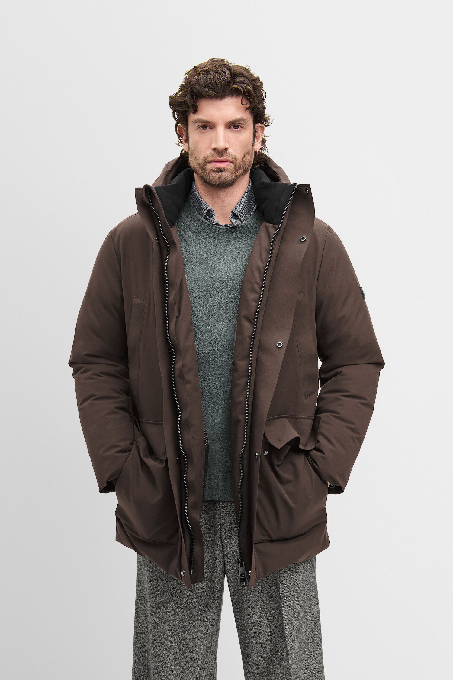 Mantel, Jacke, Erwachsener, Mann, Person