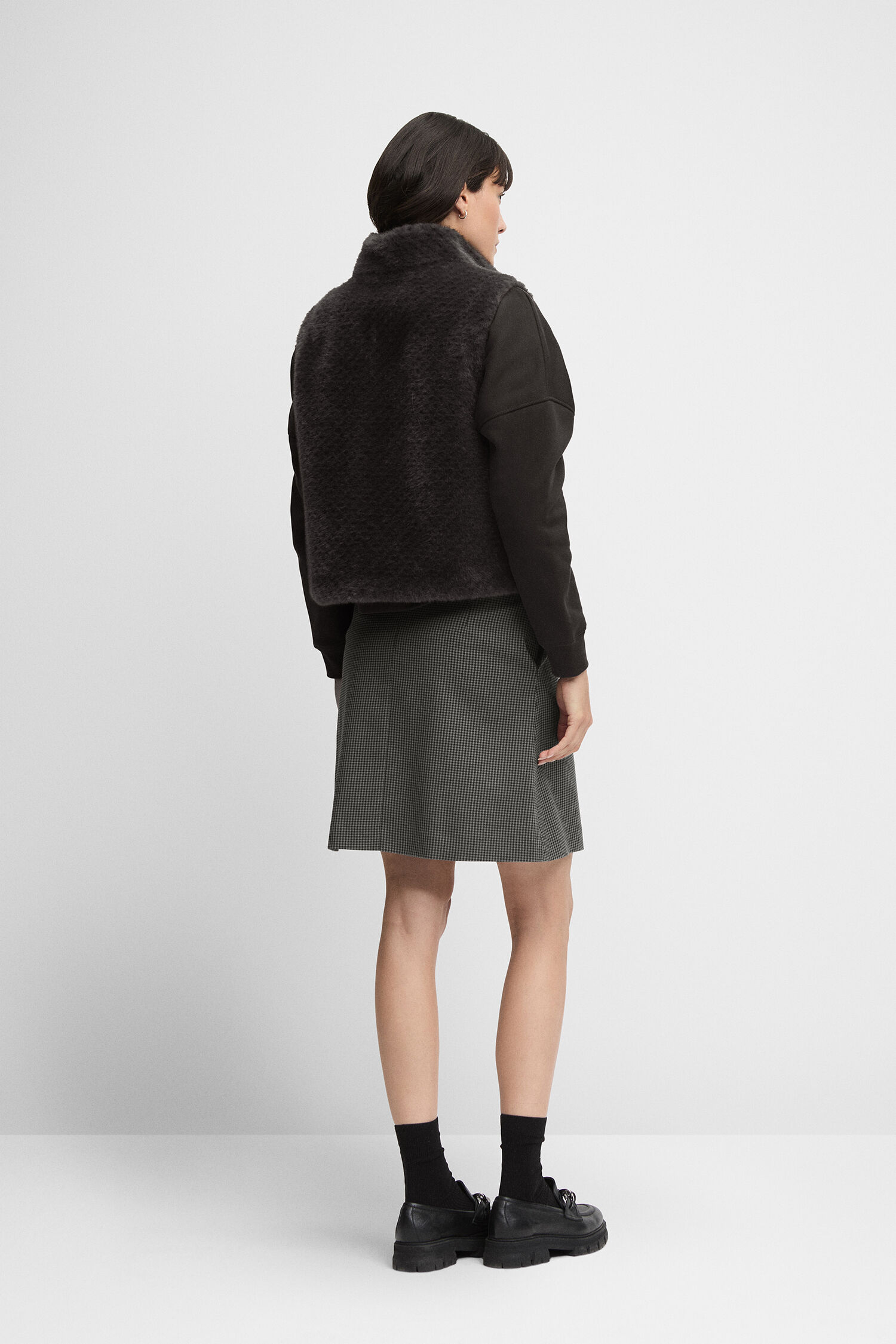 Weste CIWARMY Rock, Mantel, Person, Minirock, Schuh