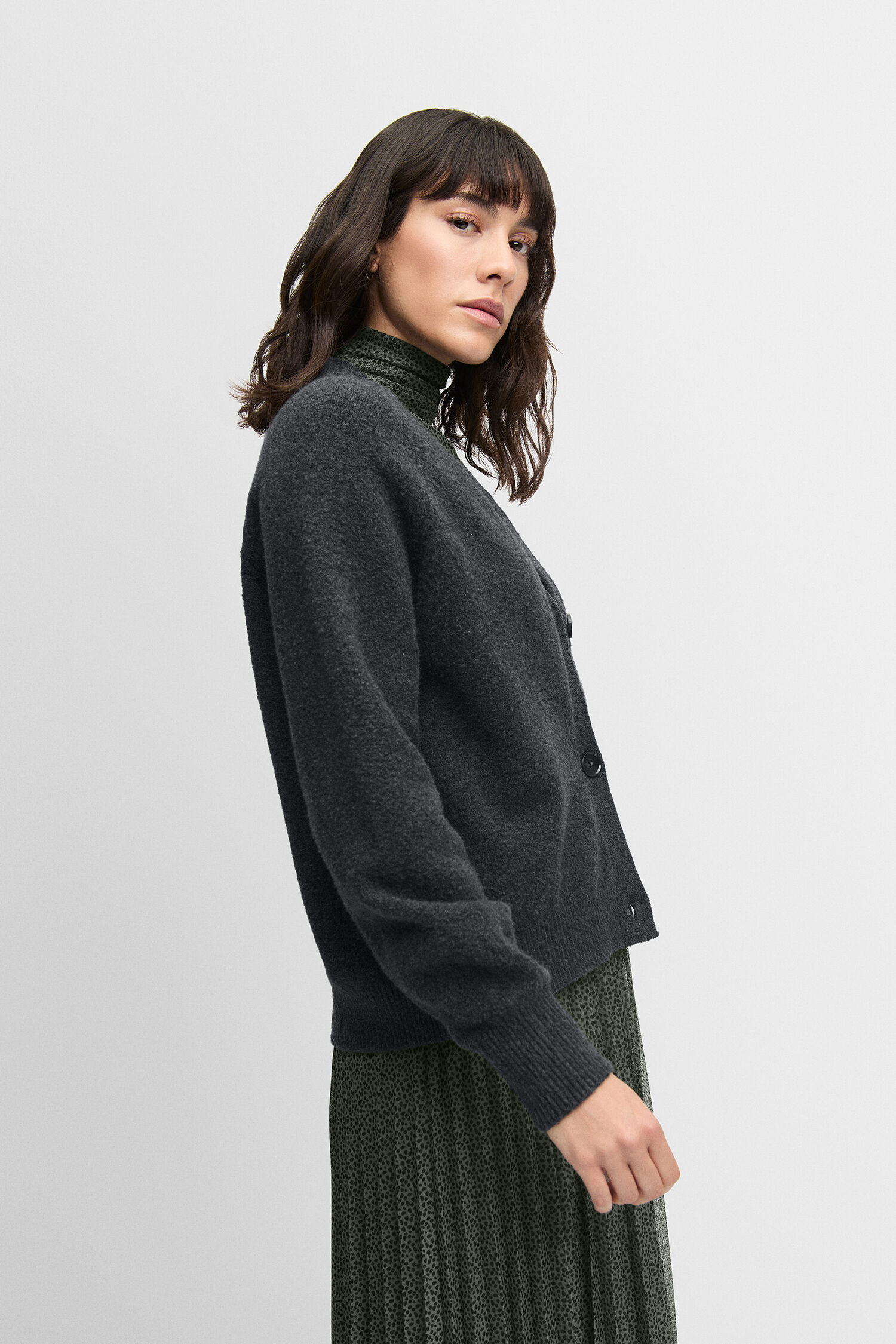 Bekleidung, Strickwaren, Pullover, Person