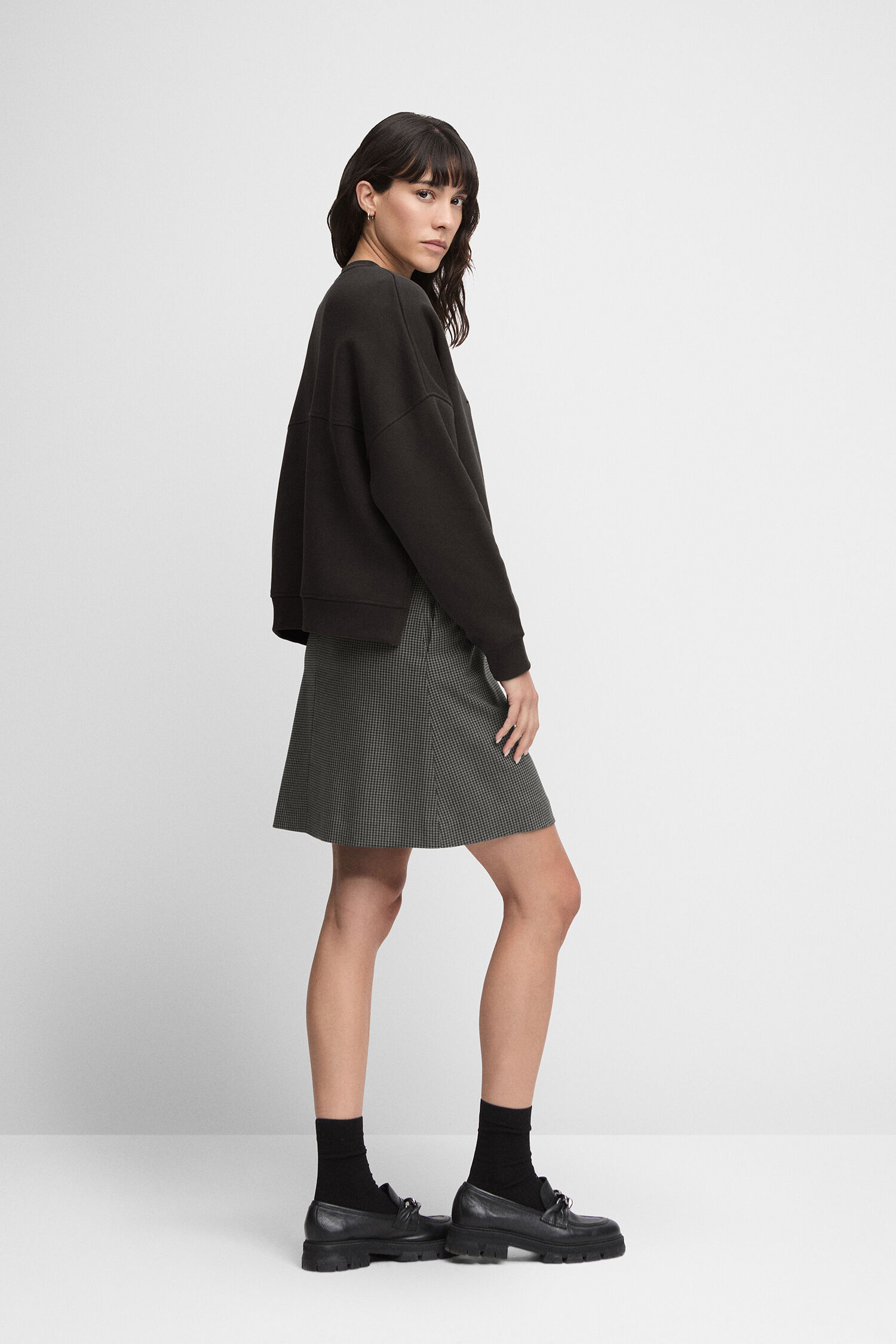 Sweatshirt CICOLA Rock, Minirock, Person, Mantel, Langarm