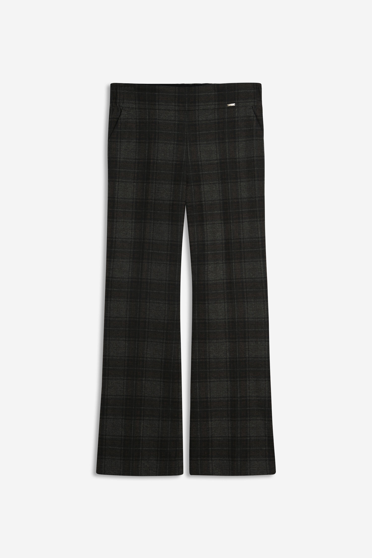 Hose, Pants, Wolle, Karomuster, Schwarz