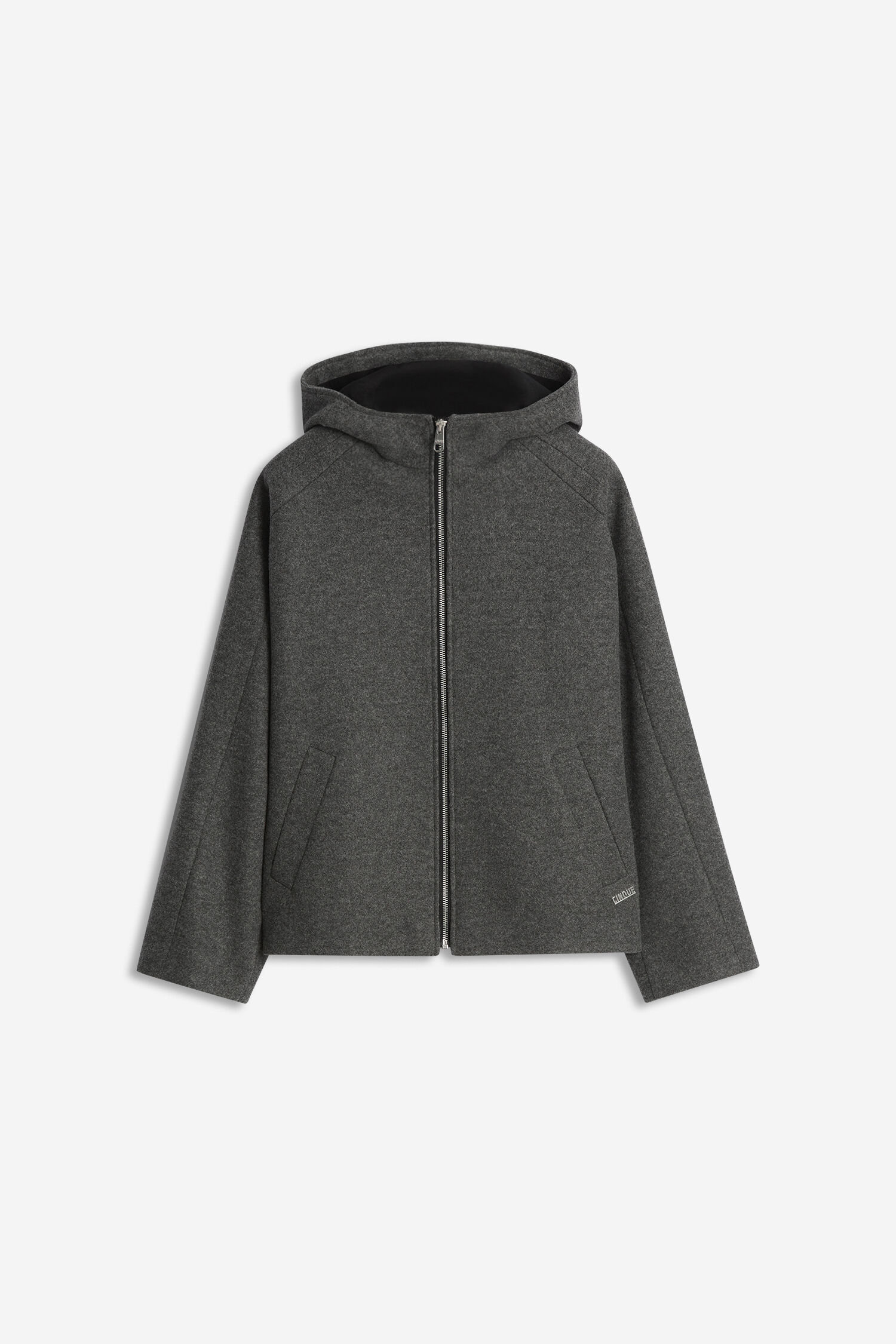 hoodie, jacke, grau, reissverschluss, kapuze