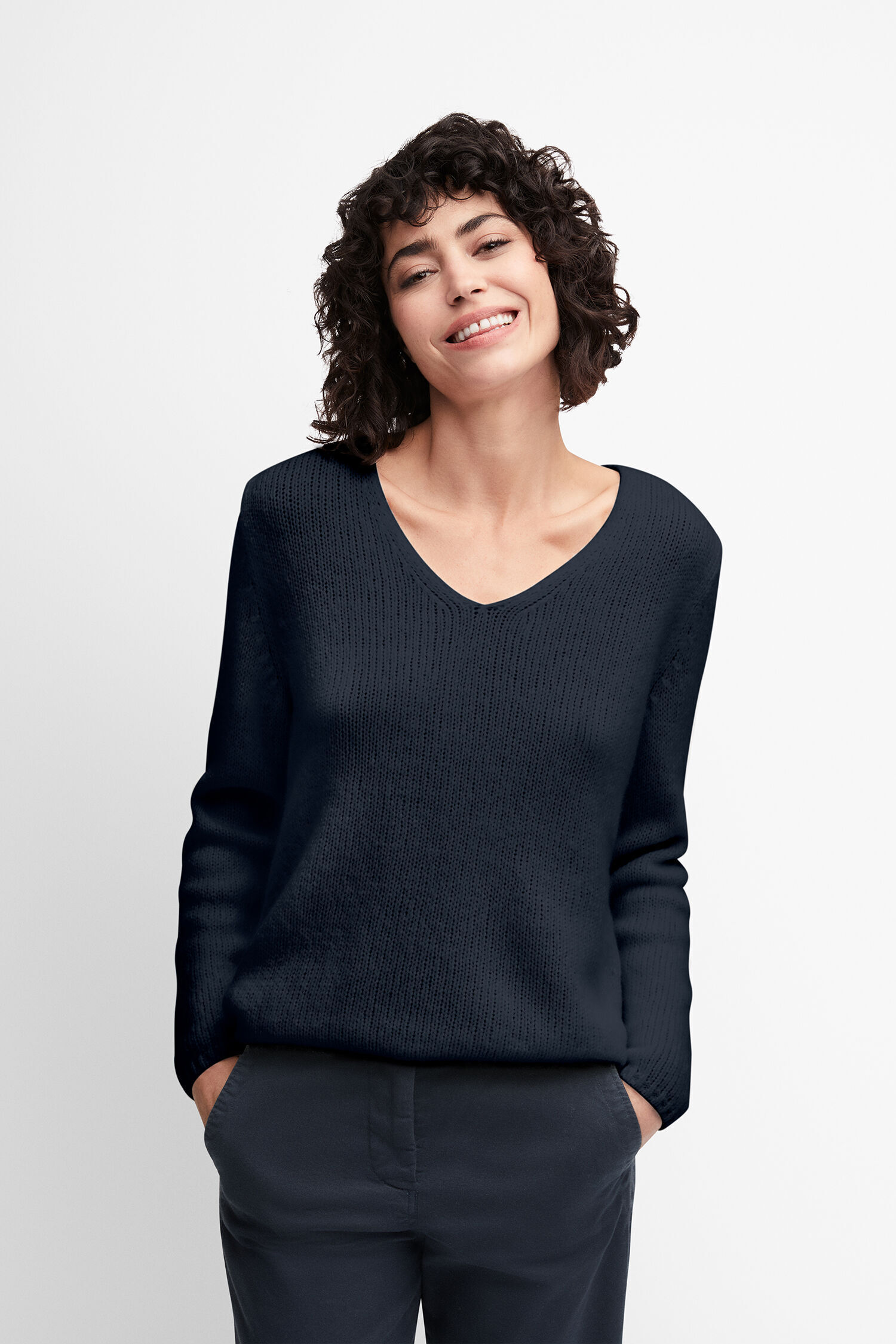 CINQUE Pullover CIJUNE CI-5510-5591-69-243-XS 20 - dunkelblau