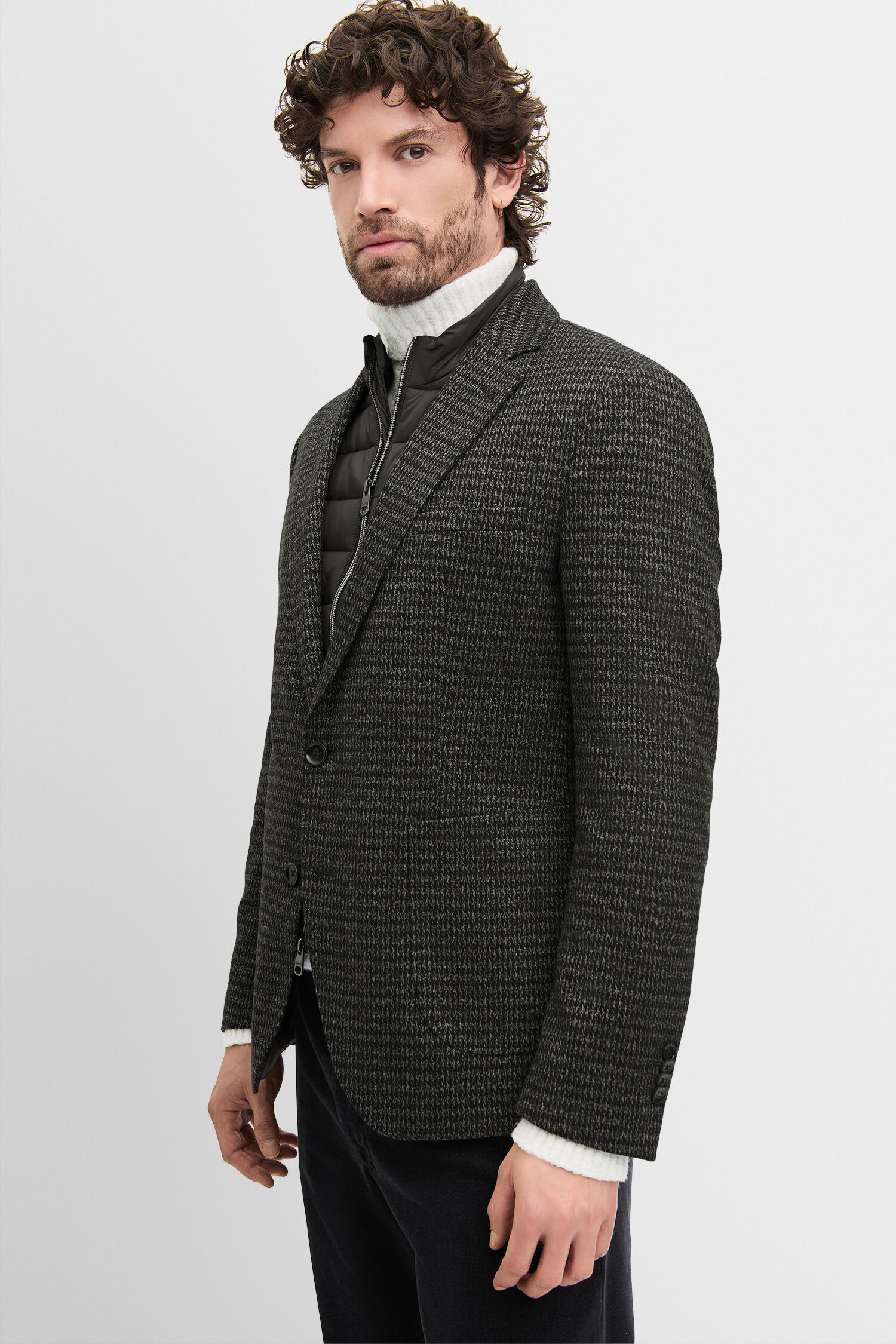 Mantel, Jacke, Pullover, Anzug, Person