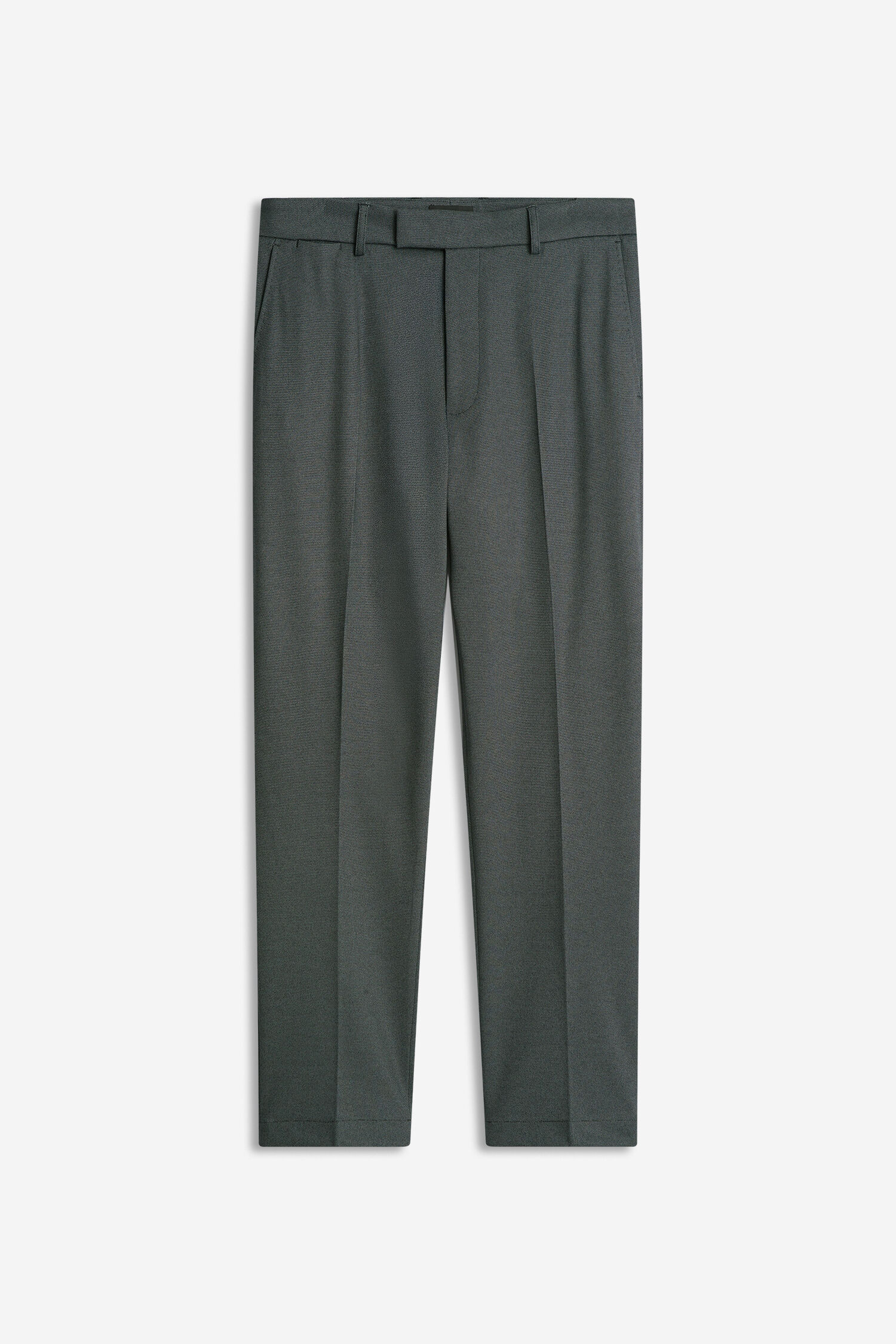 trousers, pants, formal, slim, gray