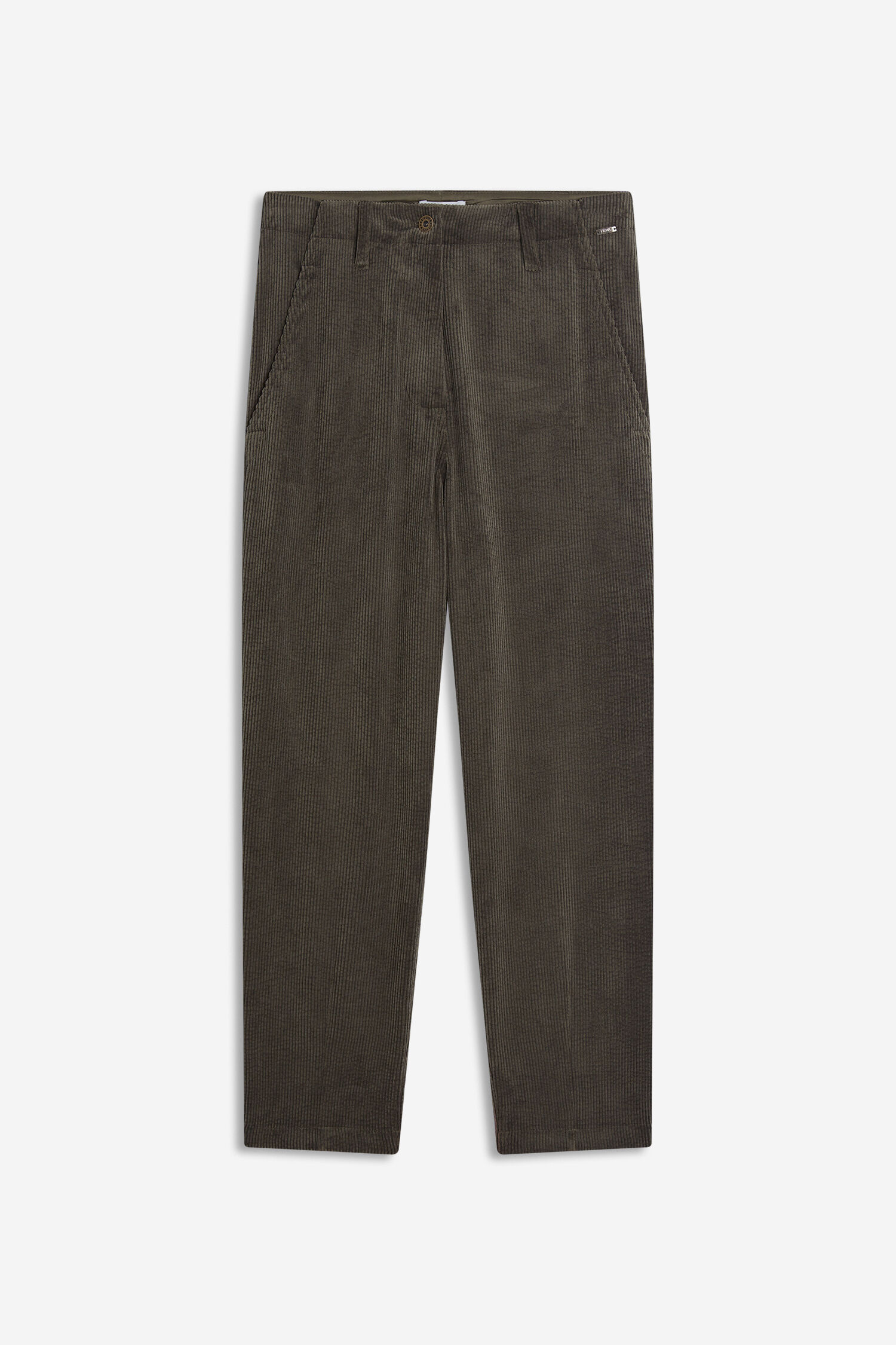 hose, cord, corduroy, ader, mittelbraun