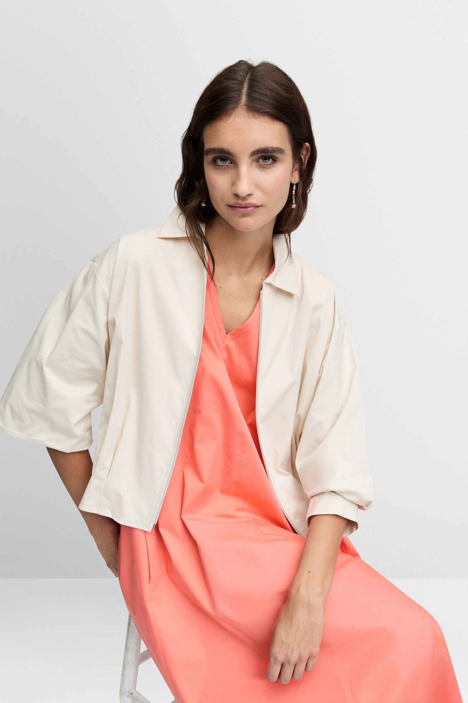 Mantel, Jacke, Blazer, Langarm, Bluse