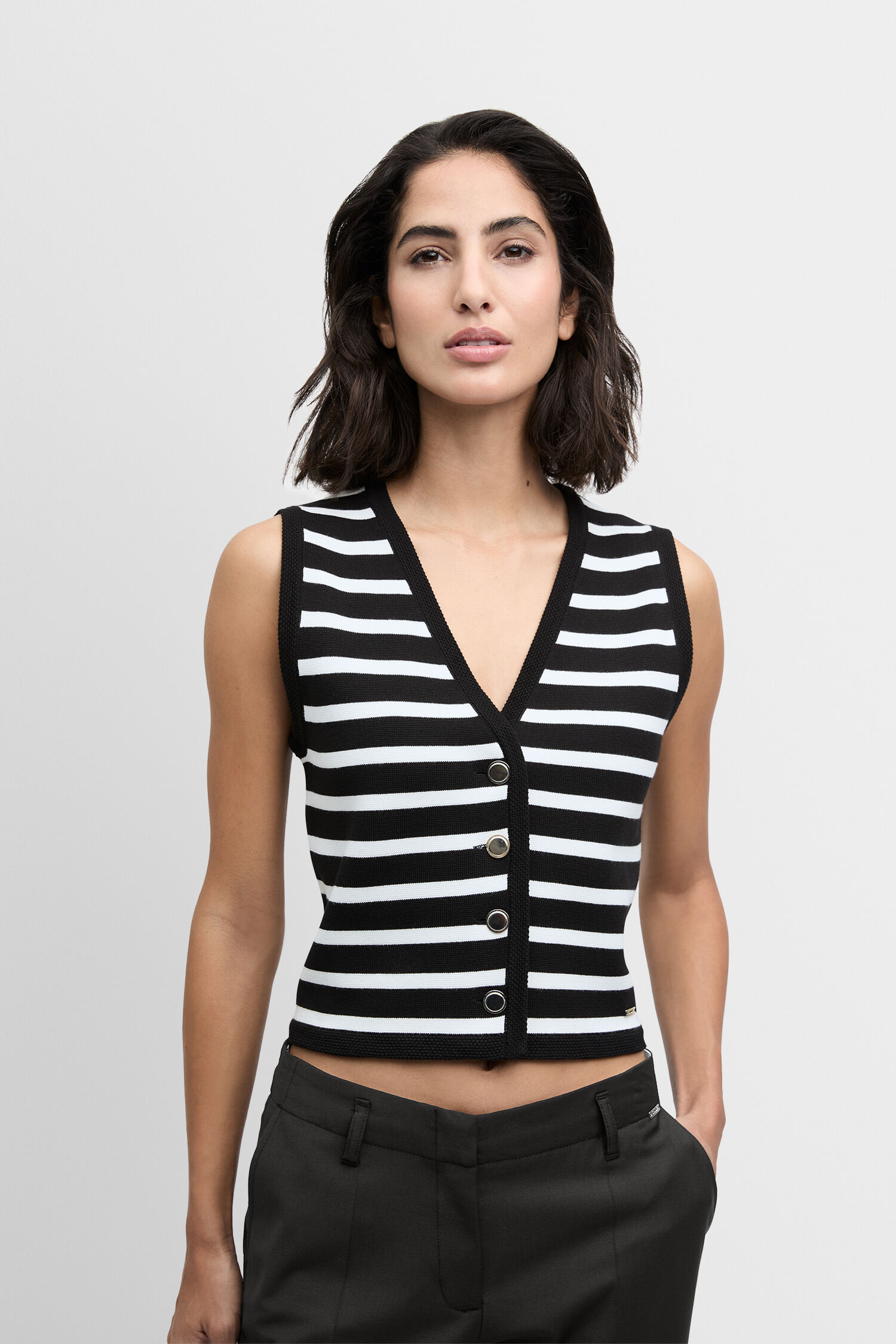 Weste, Bluse, Erwachsener, Person, Frau