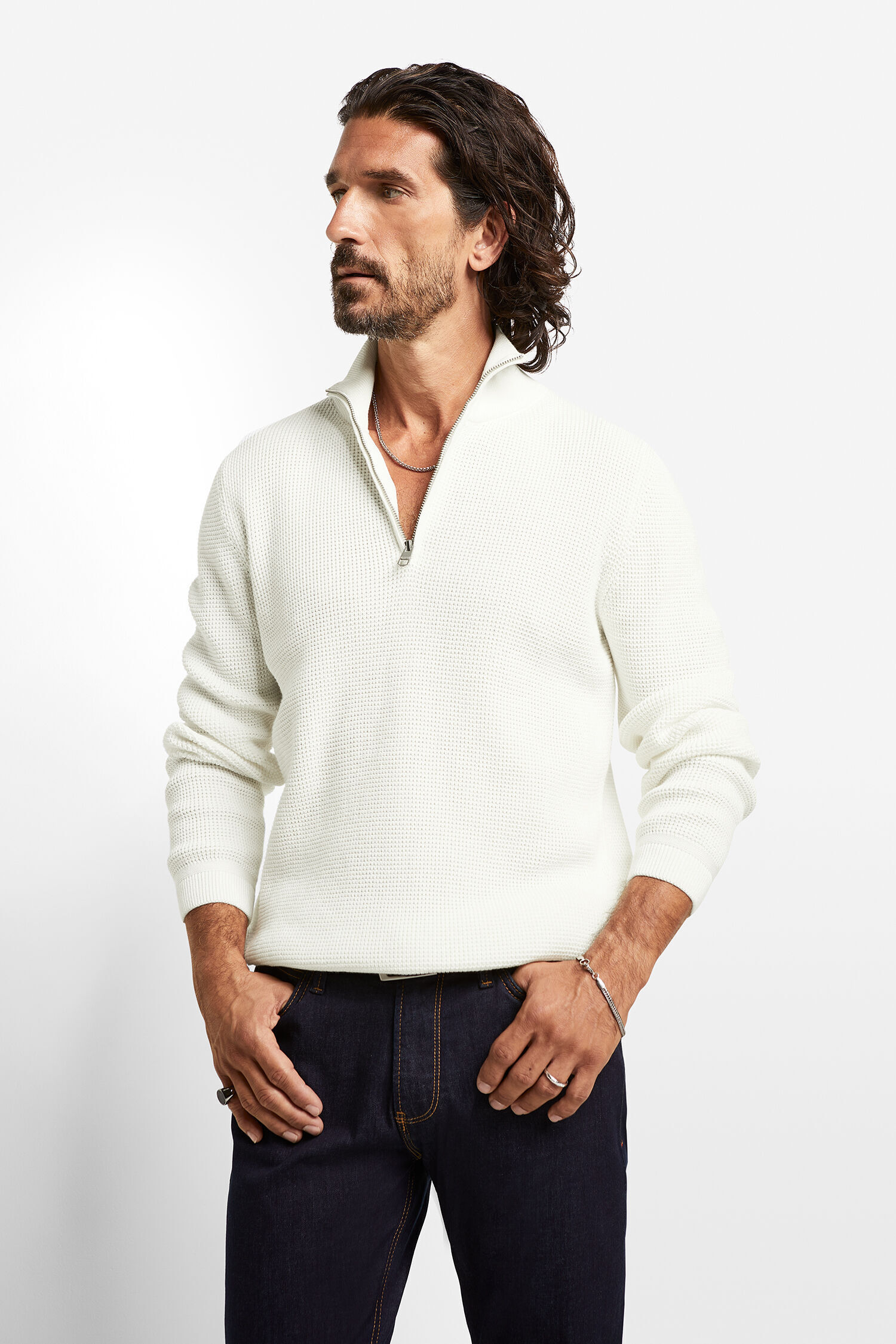 CINQUE Pullover CIFALCO wollweiß CI-6006-4511-02-241-S 20