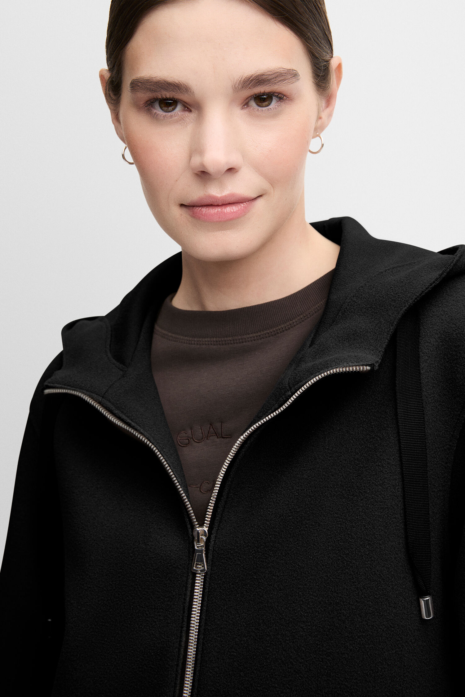 Mantel, Jacke, Fleece, Person, Frau