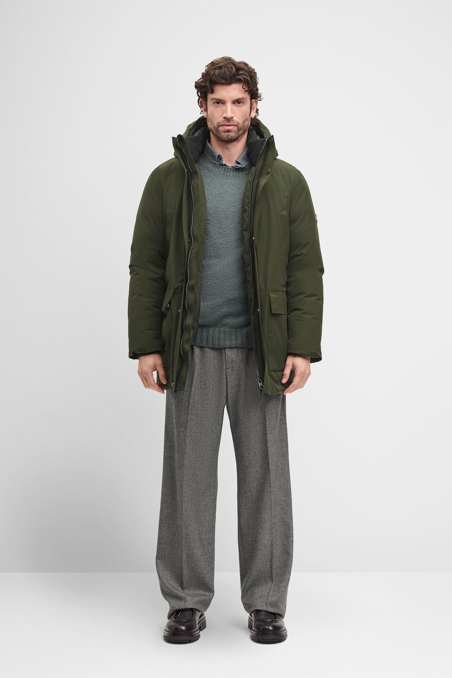 Mantel, Jacke, Erwachsener, Mann, Person