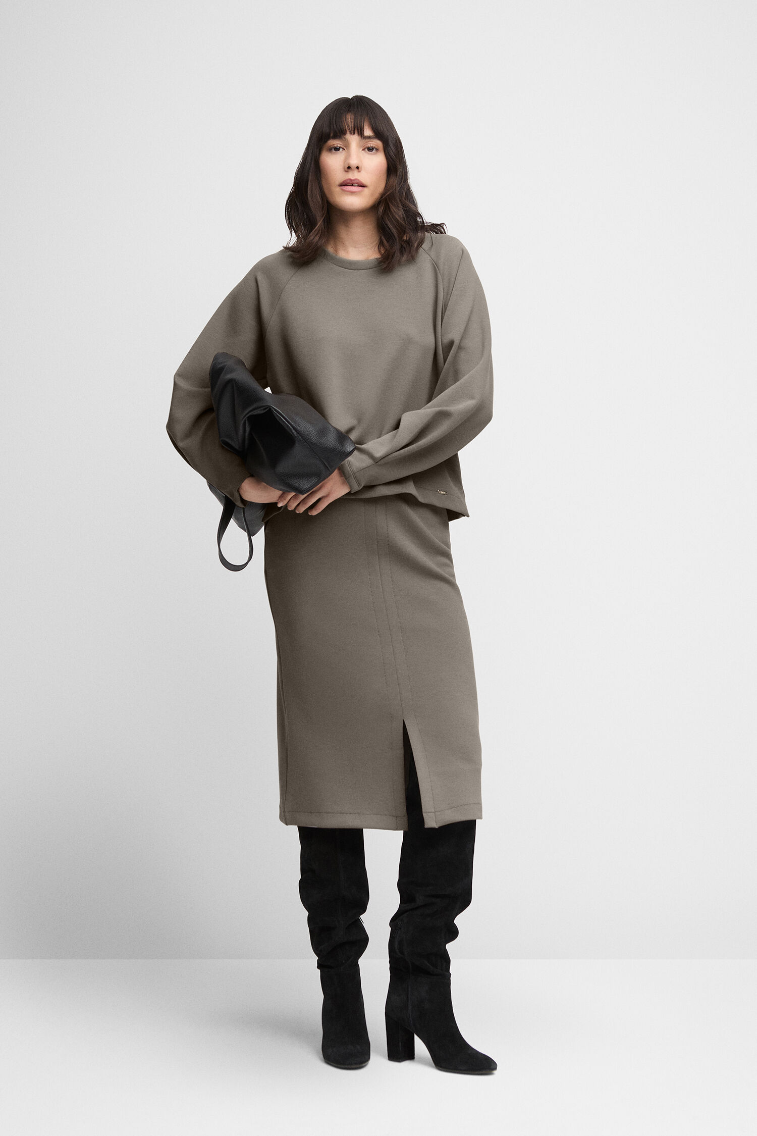 Sweatshirt CIINESI Langarm, Mantel, Erwachsener, Person, Frau