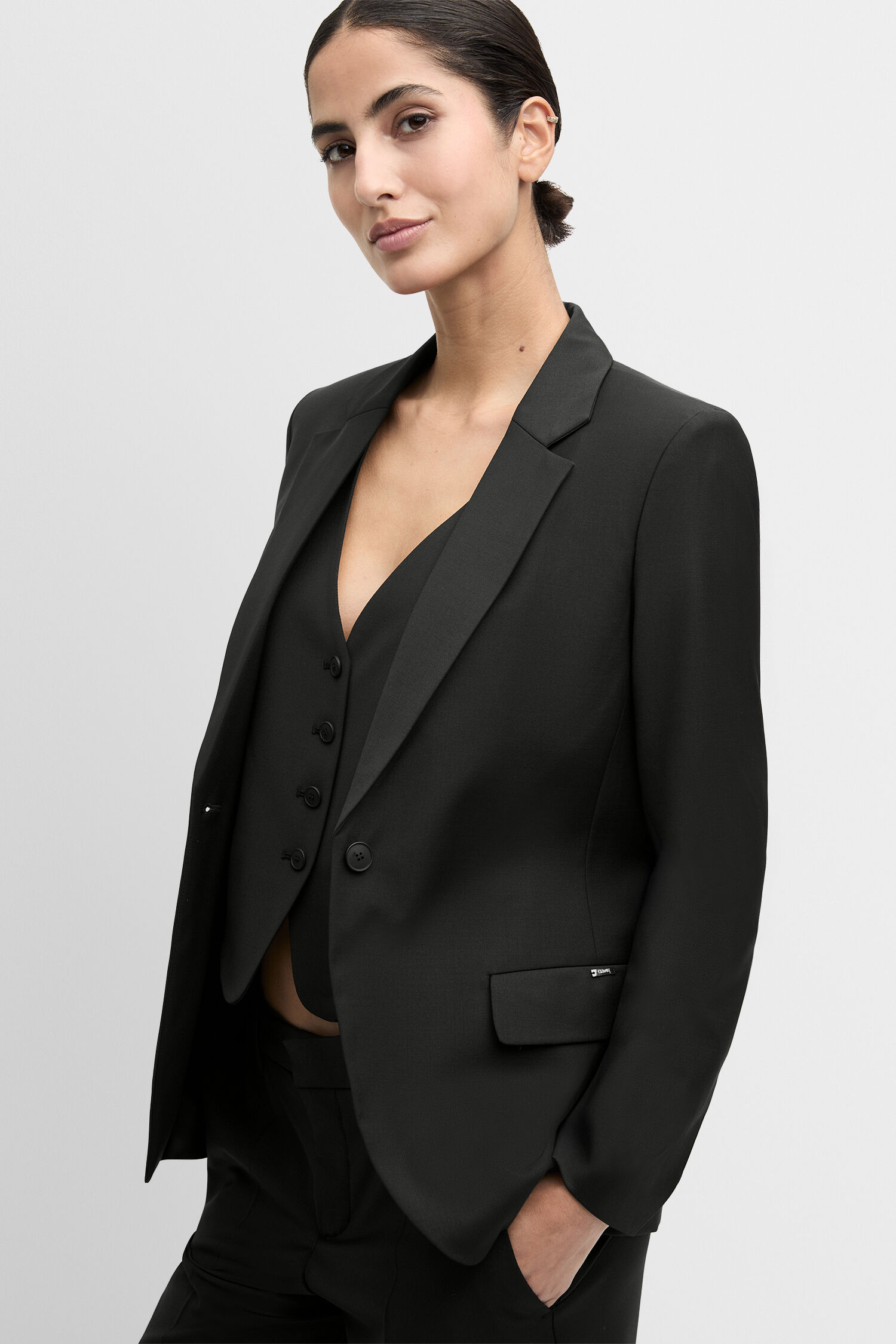 Formelle Kleidung, Anzug, Blazer, Mantel, Smoking - schwarz Formelle Kleidung, Anzug, Blazer, Mantel, Smoking - schwarz