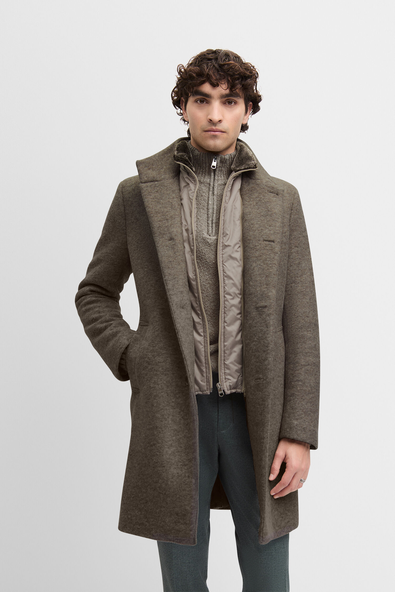 Bekleidung, Mantel, Gesicht, Person